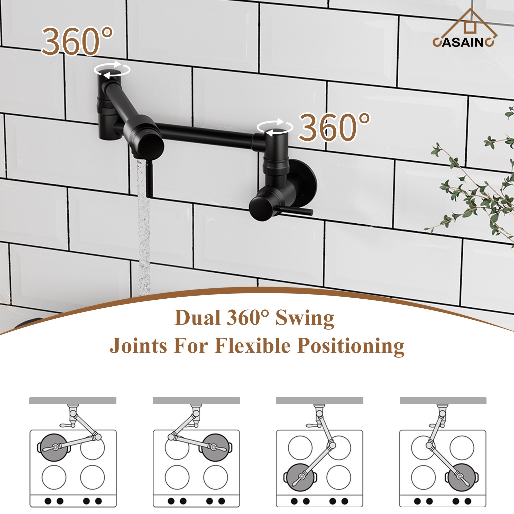 CASAINC KCLT0059-MB Kitchen-Faucets - View #6