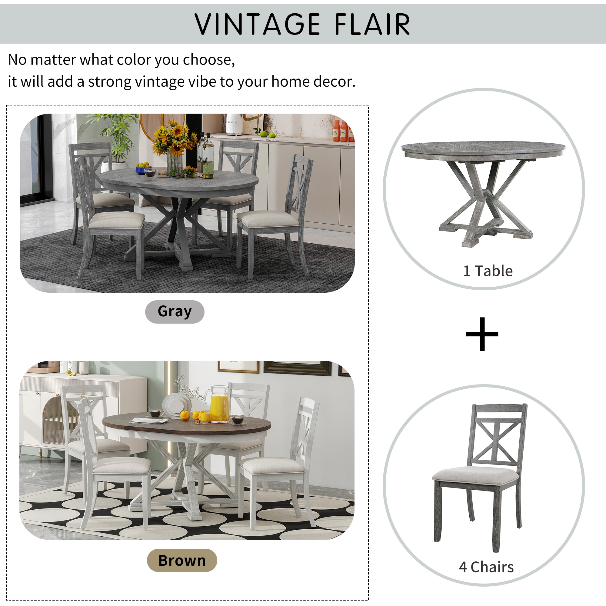Clihome CL-RBT1-BBG700PK Dining-Sets - View #6