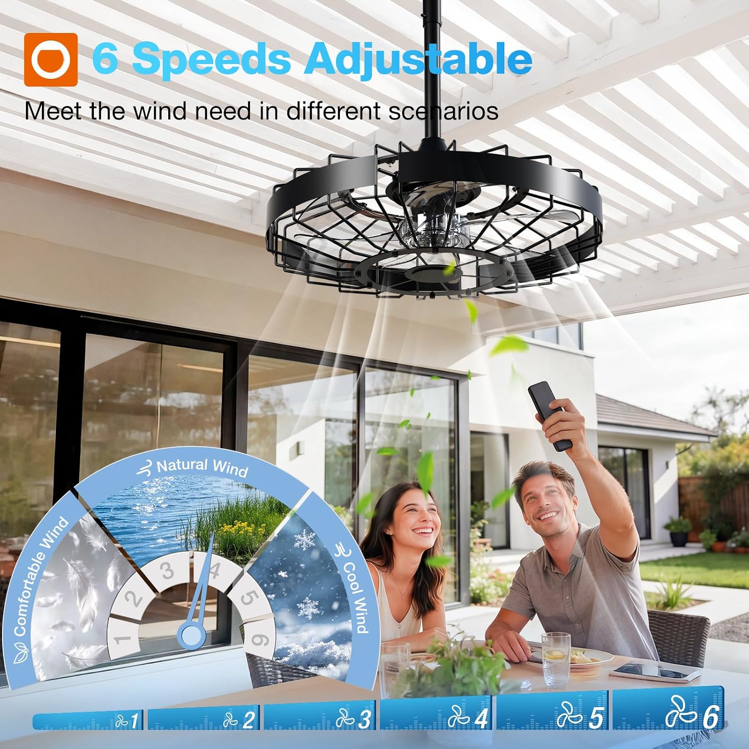 Amico CF-20IN-OUTDOOR-B Ceiling-Fans - View #3