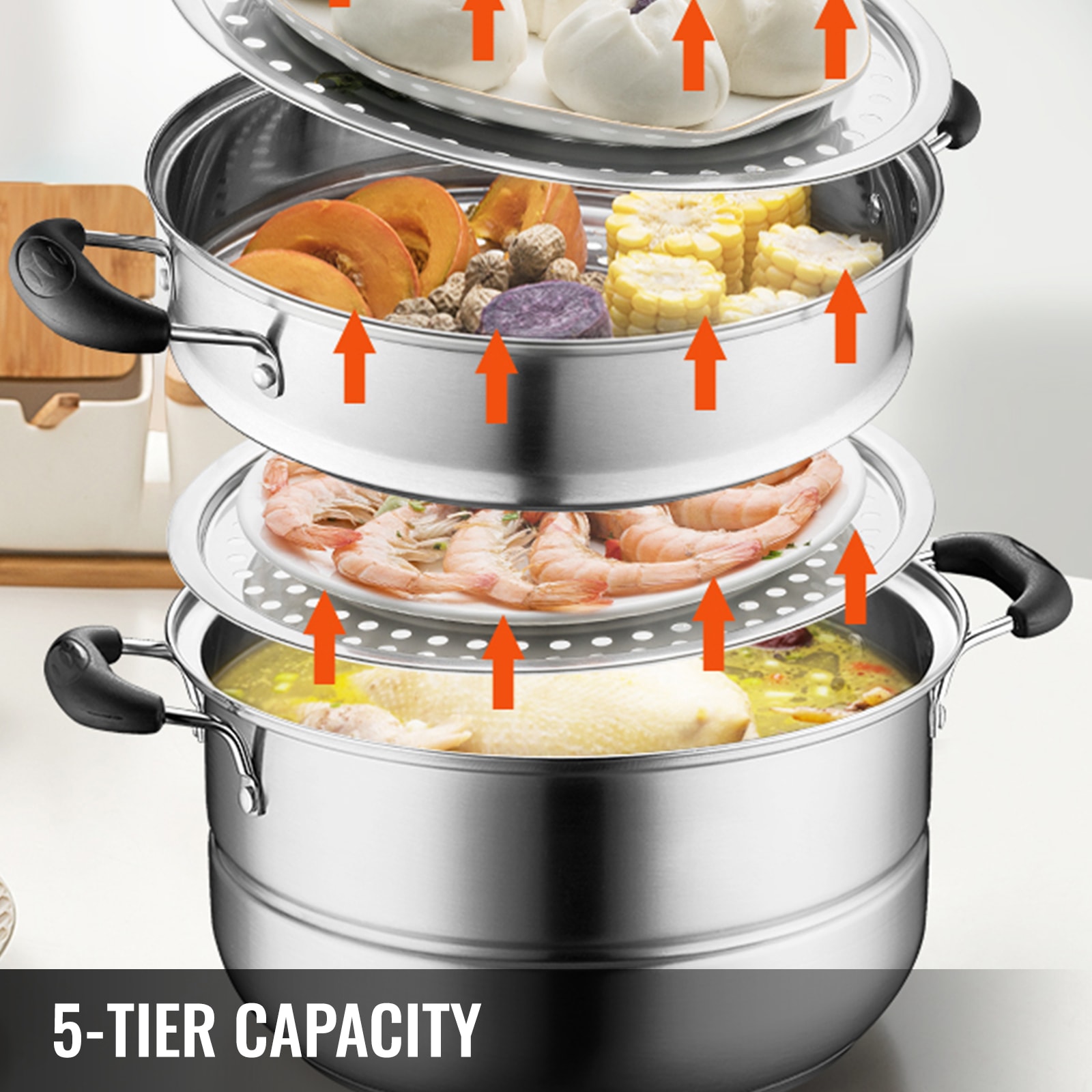 VEVOR ZL5CBXGZL28CM0001V0 Stock-Pots - View #4