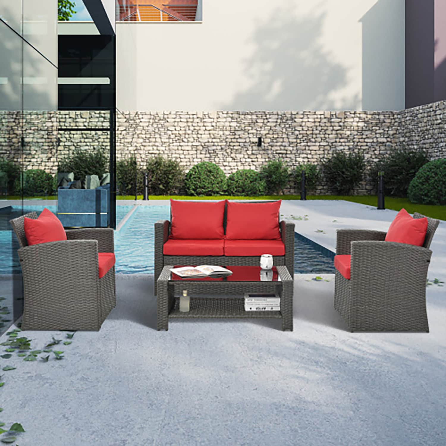 GZMR GM-DH-00009 Patio-Conversation-Sets - View #4