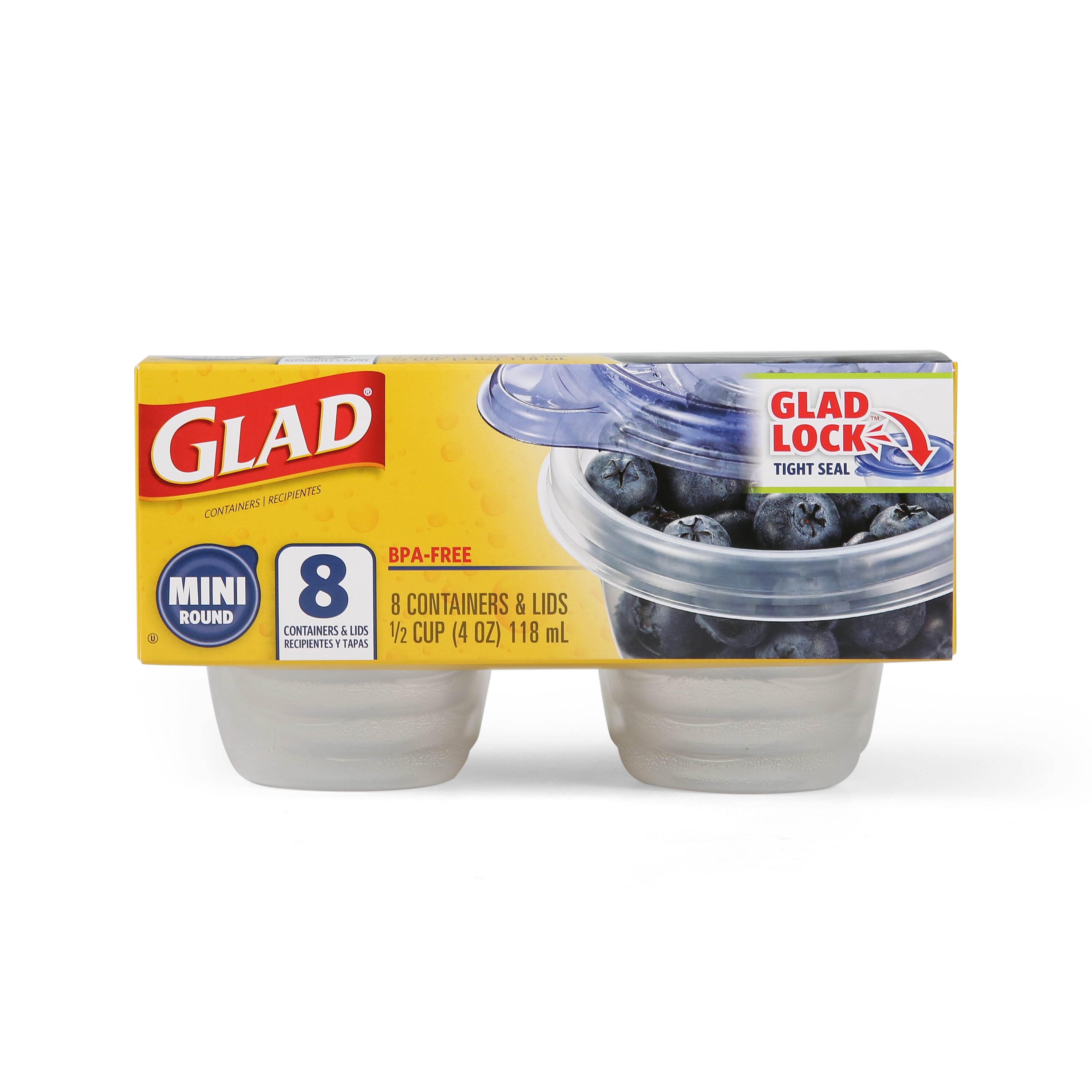 Glad 1258770240 4-oz Bpa-free Food Storage Container