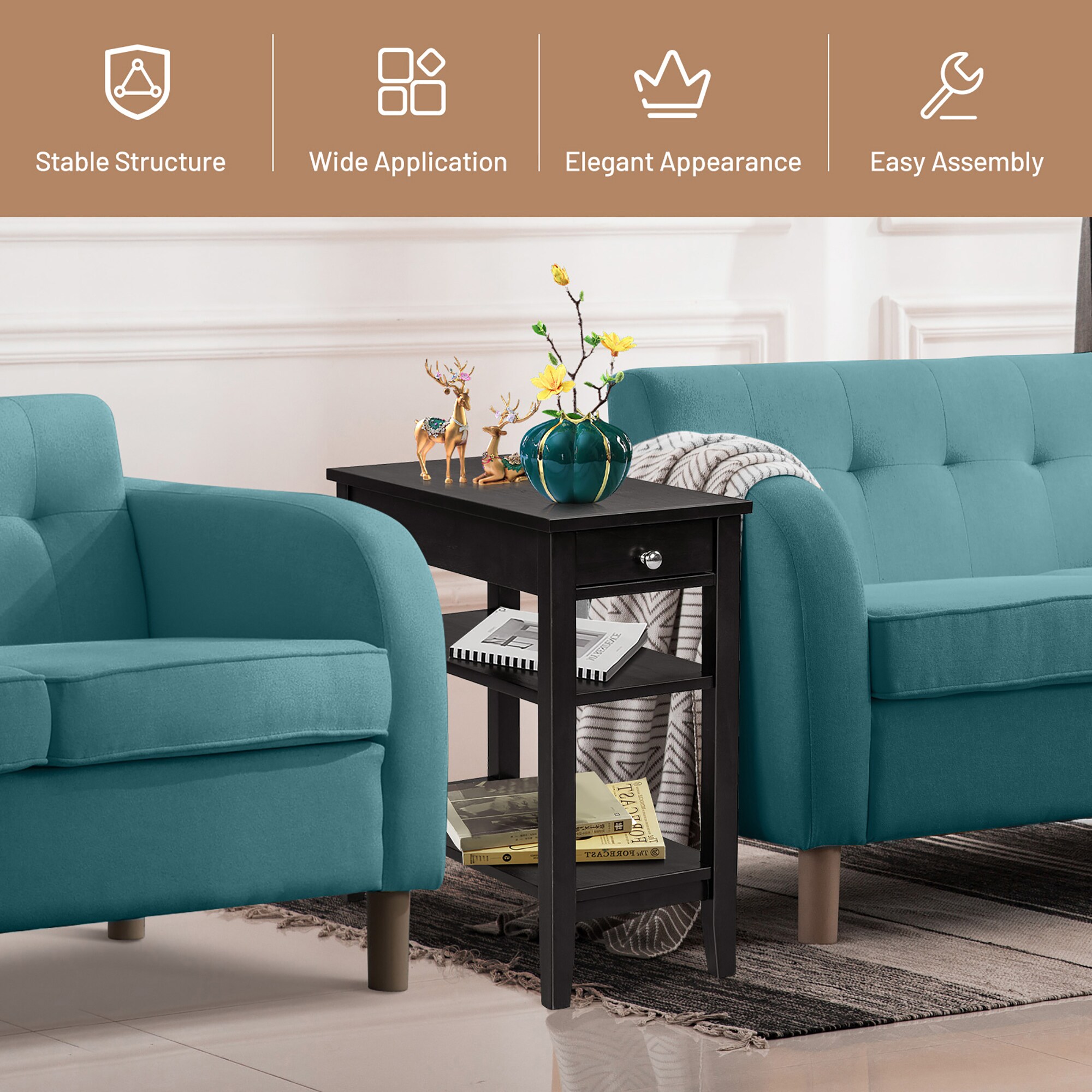 Costway SXL00091 End-Tables - View #4