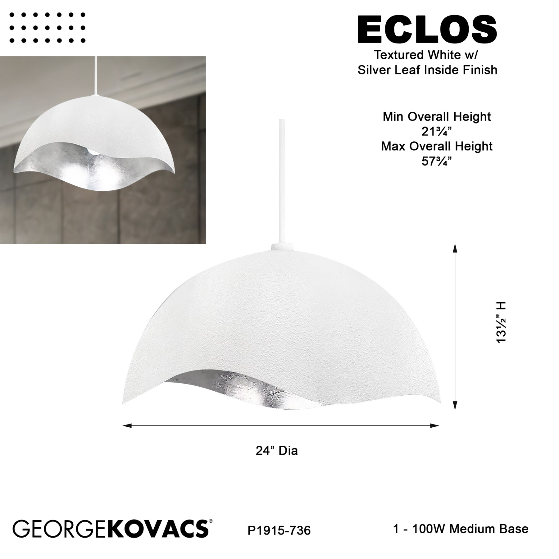 George Kovacs P1915-736 Pendant-Lights - View #12