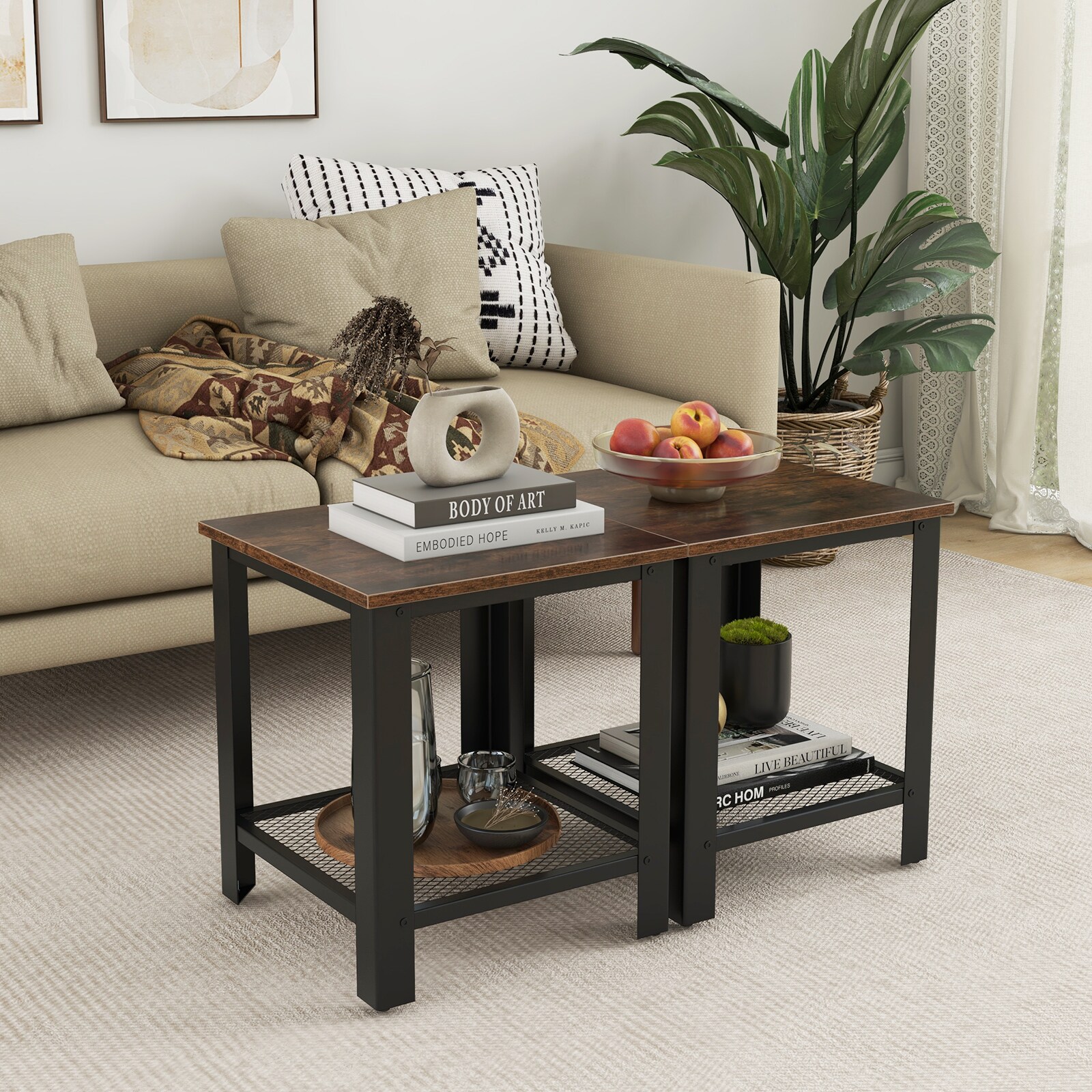 Clihome CL-CN1-WH End-Tables - View #5