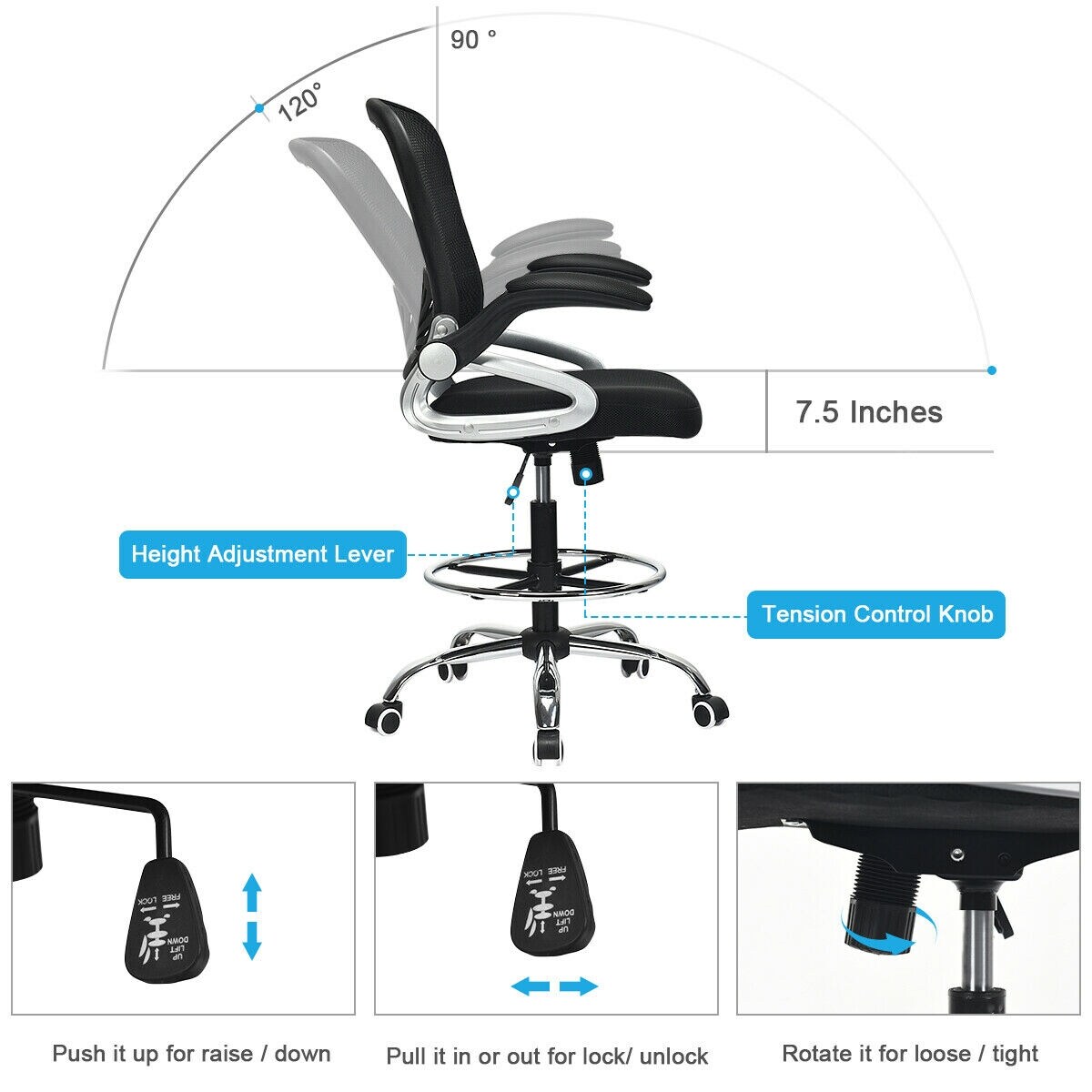 CASAINC WF-HW66172-LA Office-Chairs - View #7