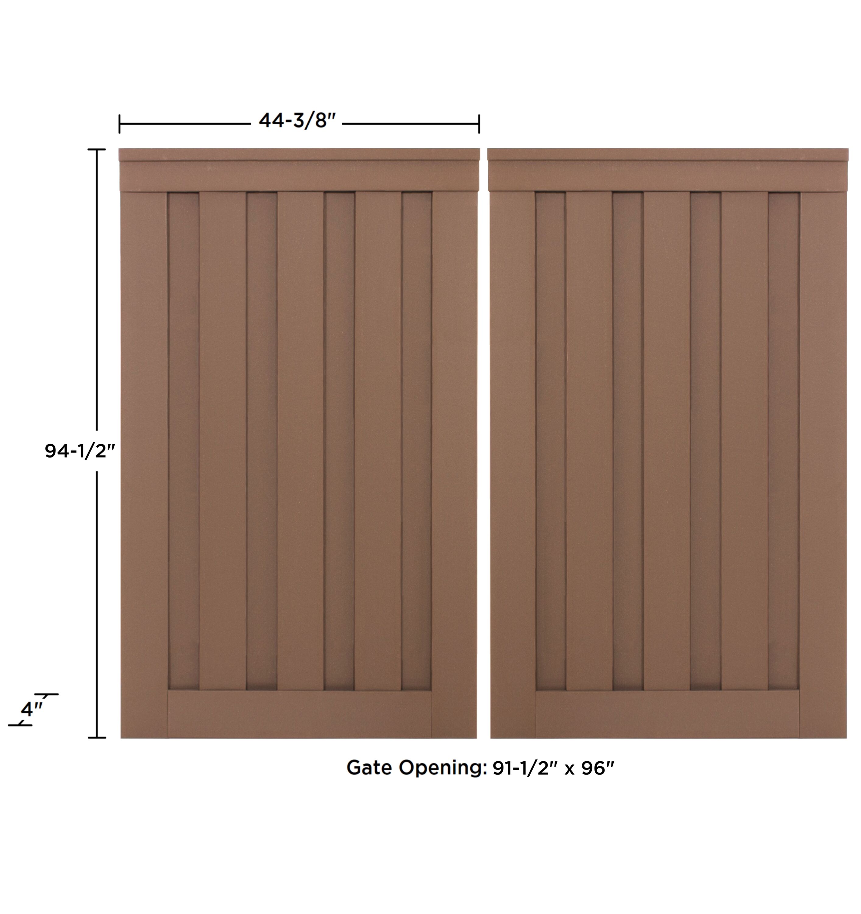 Trex Fencing TFS-SD-DGK8HX8W Composite-Fence-Gates - View #5