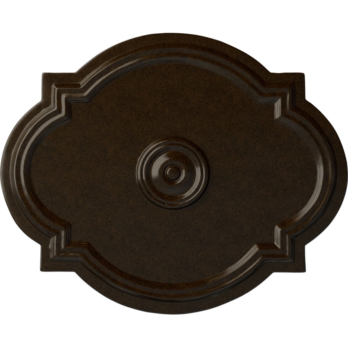 Ekena Millwork CM21WABZS Waltz 17.375-in W x 21.25-in L Painted Bronze Polyurethane Whole Ceiling Medallion