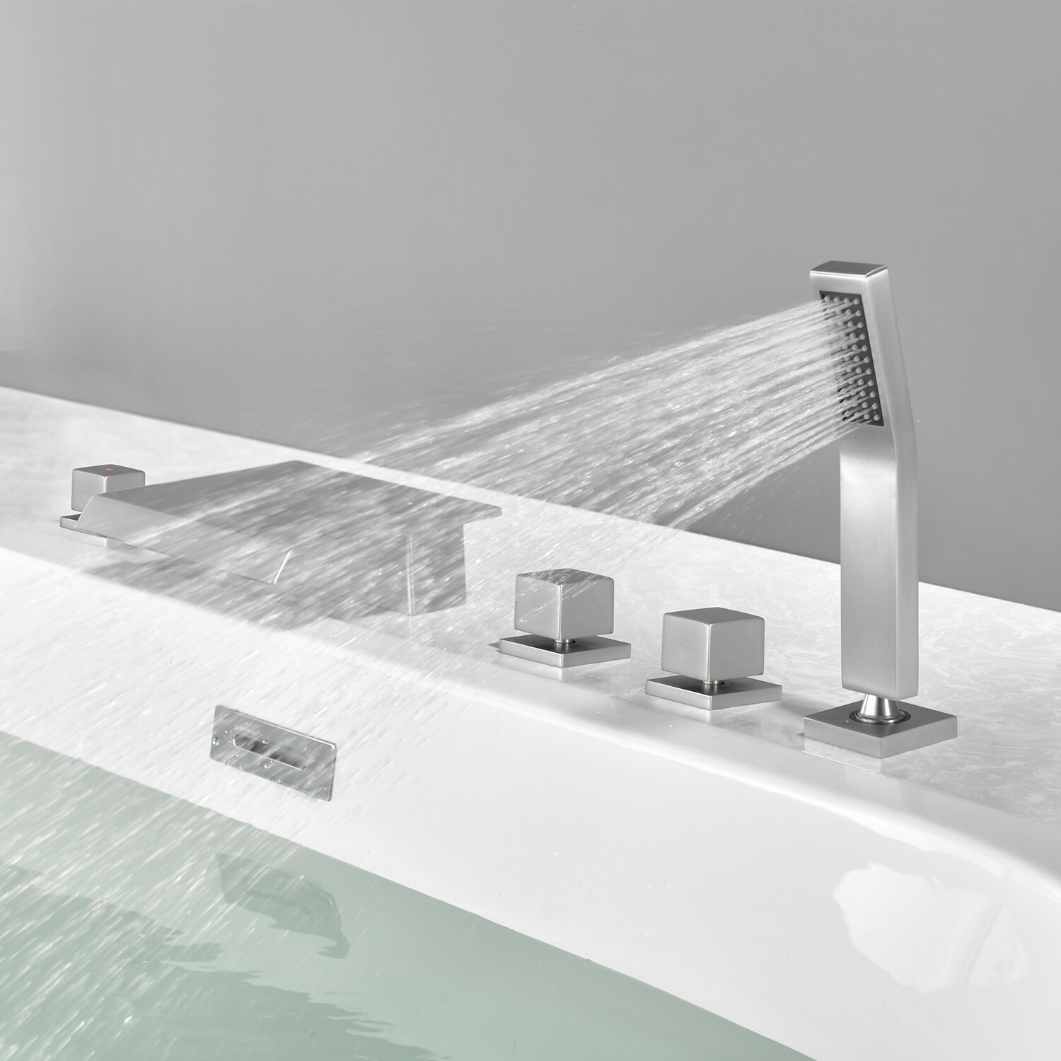 WELLFOR GSM-19005BN Roman-Tub-Faucets - View #4