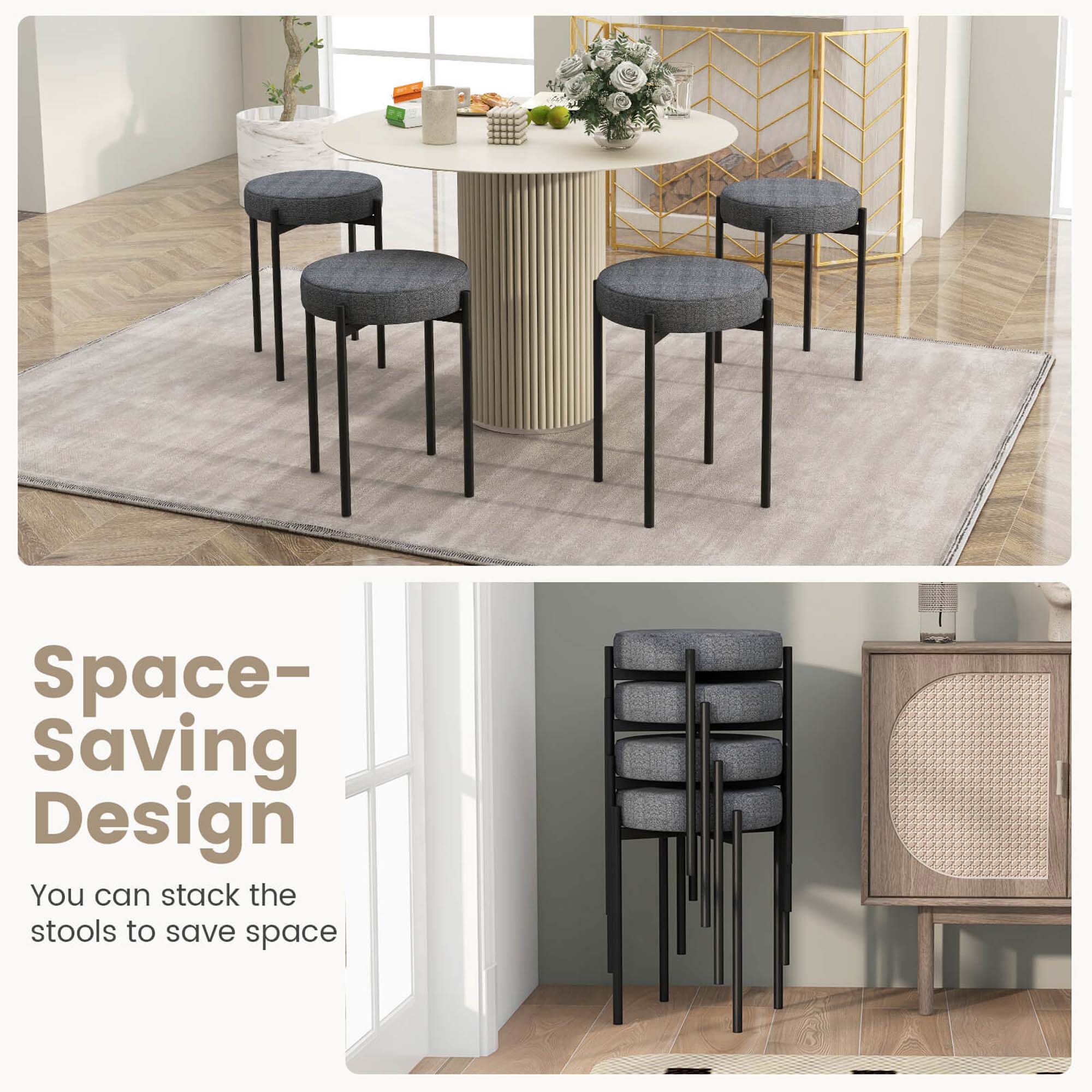 Costway HCST00921 stools - View #4