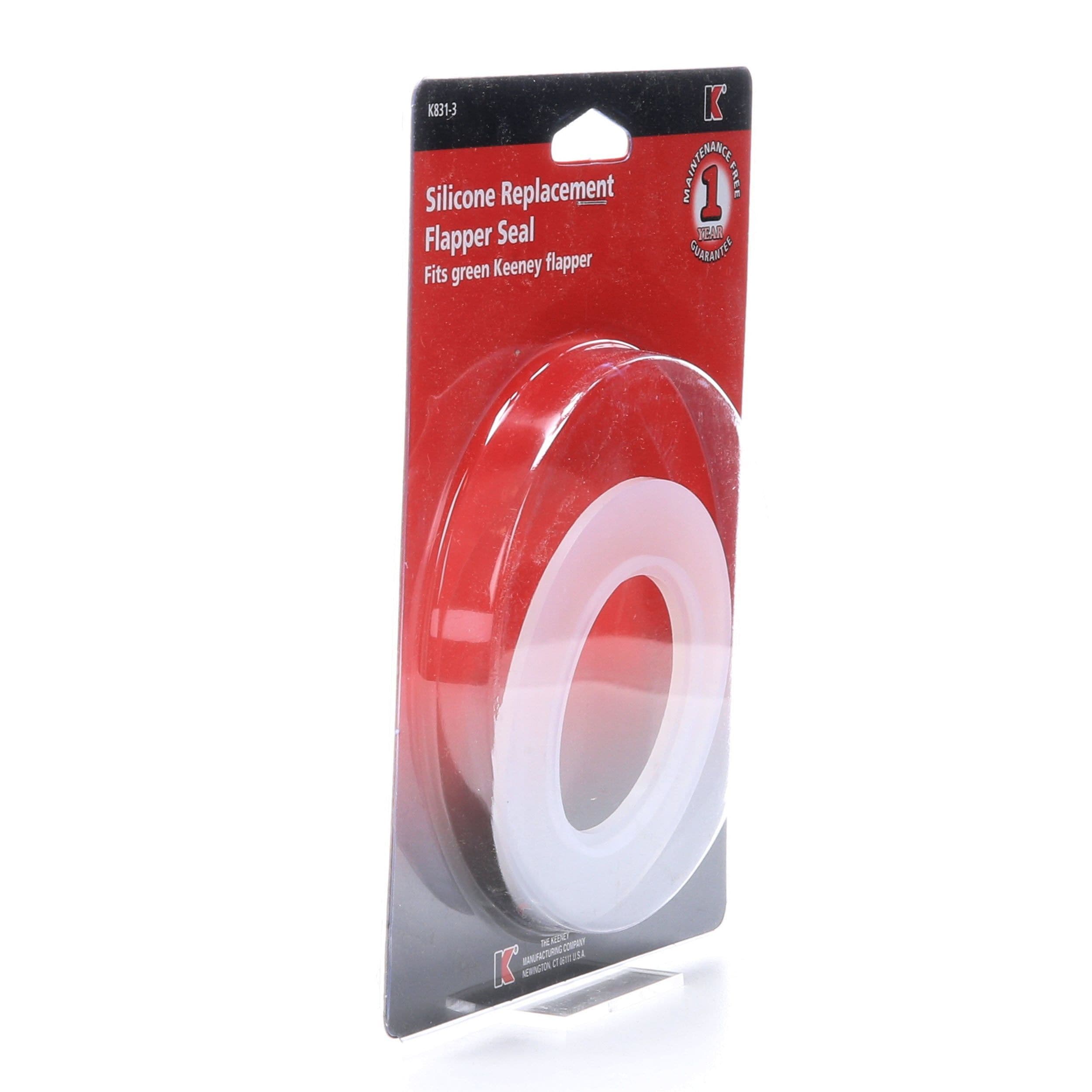 Keeney K831-3 3-Inch Replacement Silicone Flapper Seal Clear