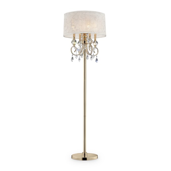 ORE International Aurora 63-in Gold Floor Lamp in the Floor Lamps  department at Lowes.com