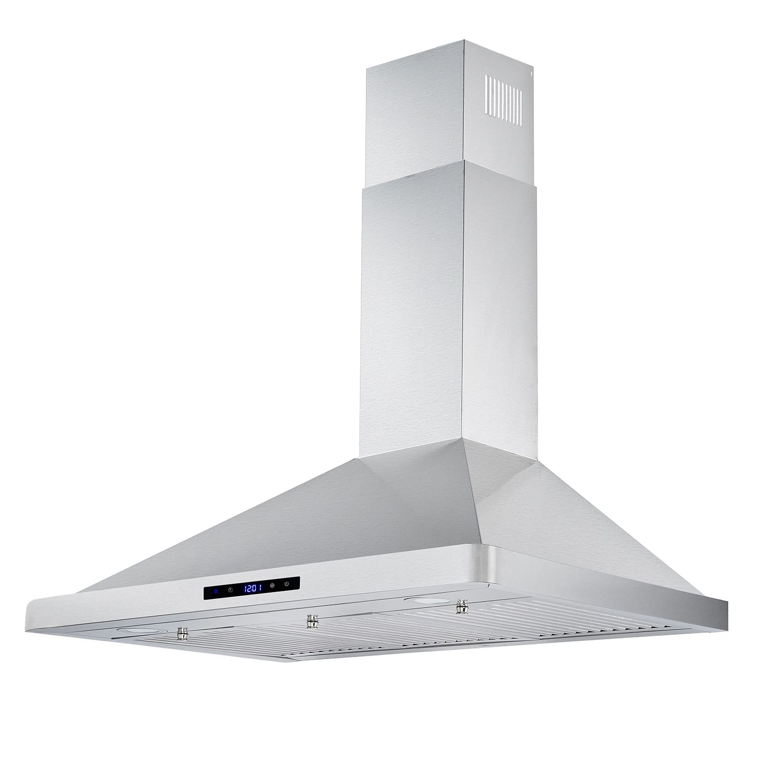 Kahomvis GEHT-QPC2-UC7 36 inch Ducted 700-CFM Silver Wall-Mounted Range Hood
