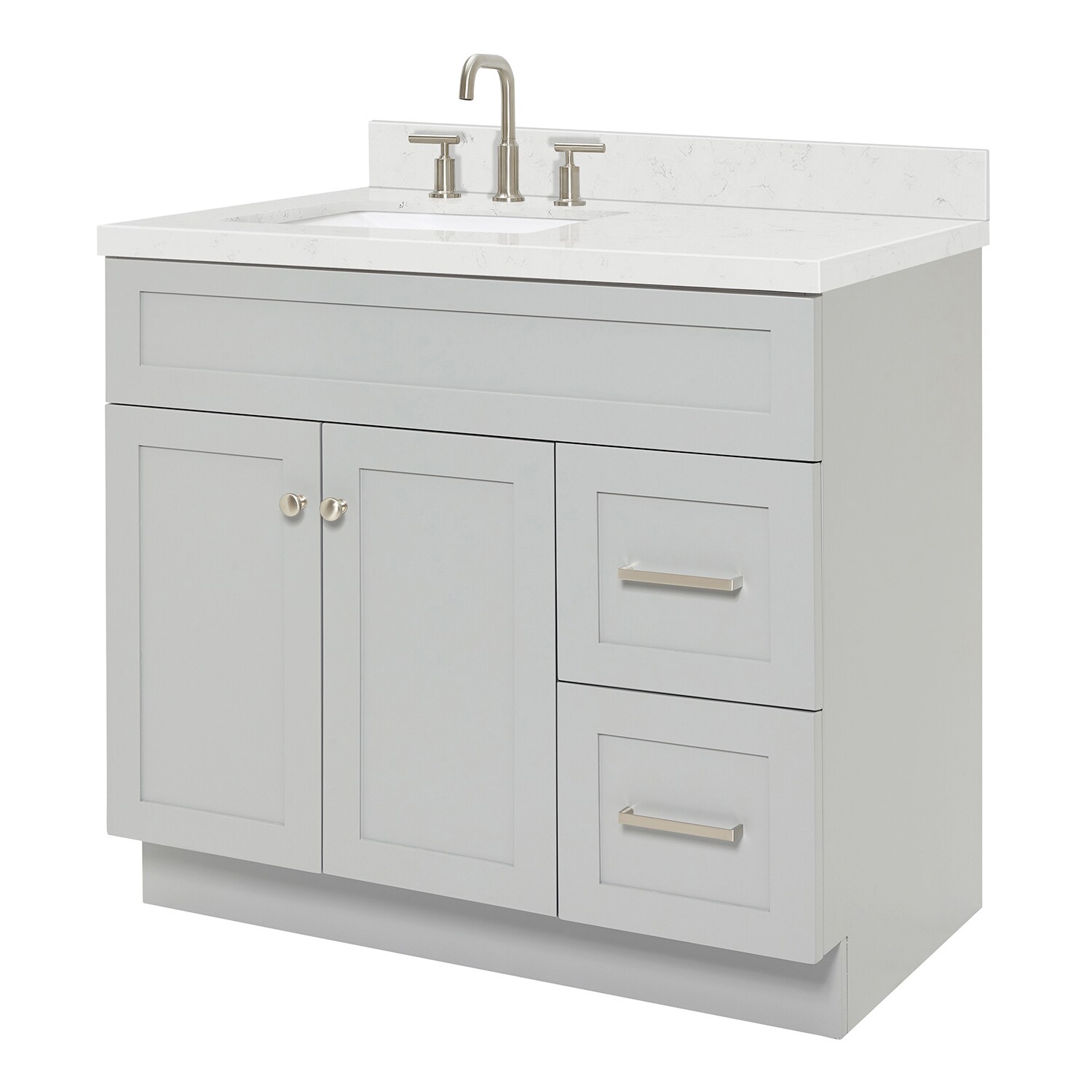 ARIEL F036SLCQRVOGRY Bath-Vanity-Combo - View #7