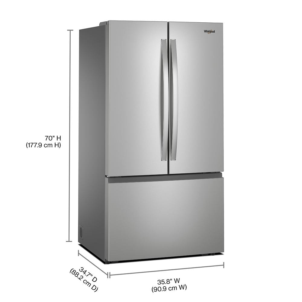 Whirlpool WRFF3336SZ French-Door-Refrigerators - View #3