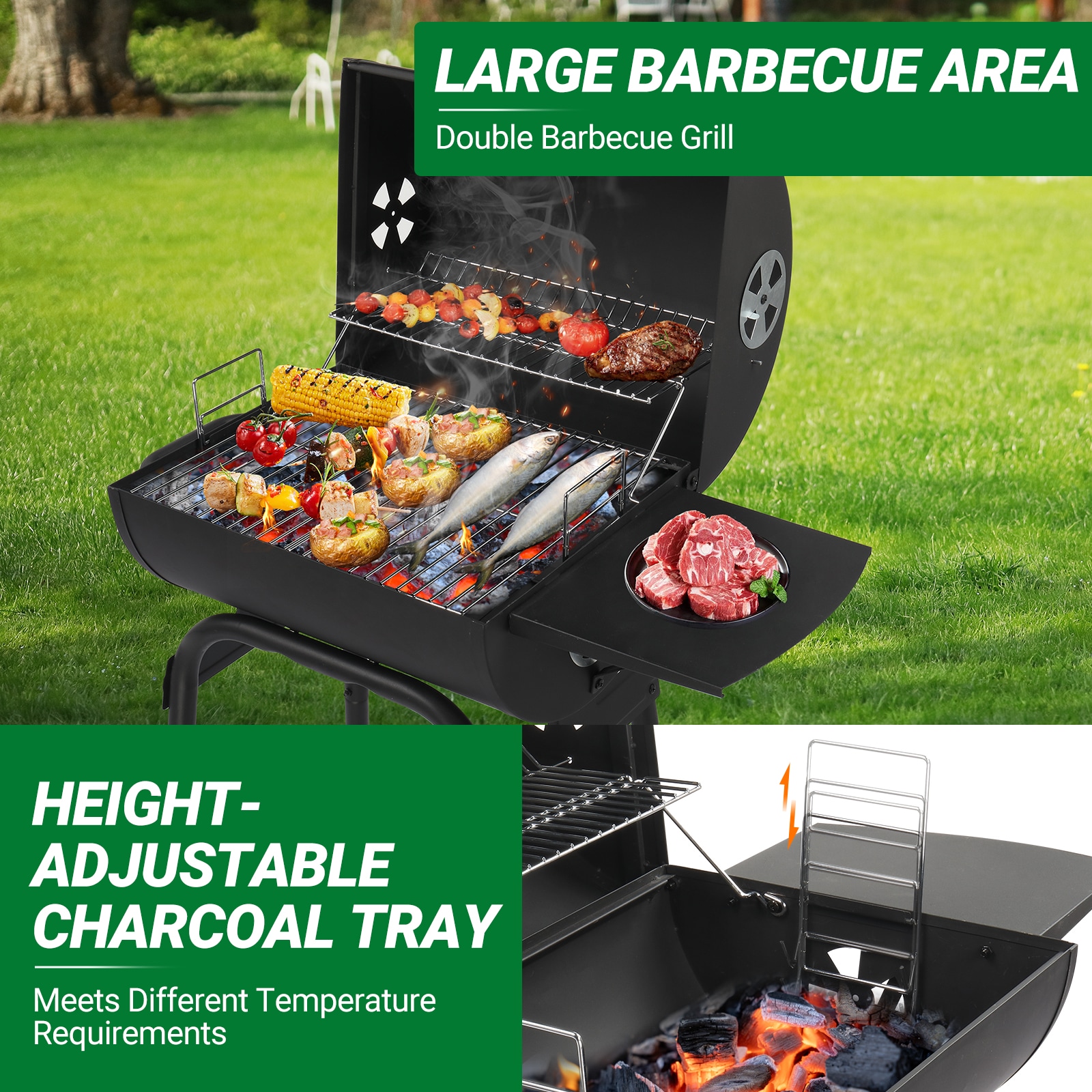 Winado LO1G57000750 Charcoal-Grills - View #6