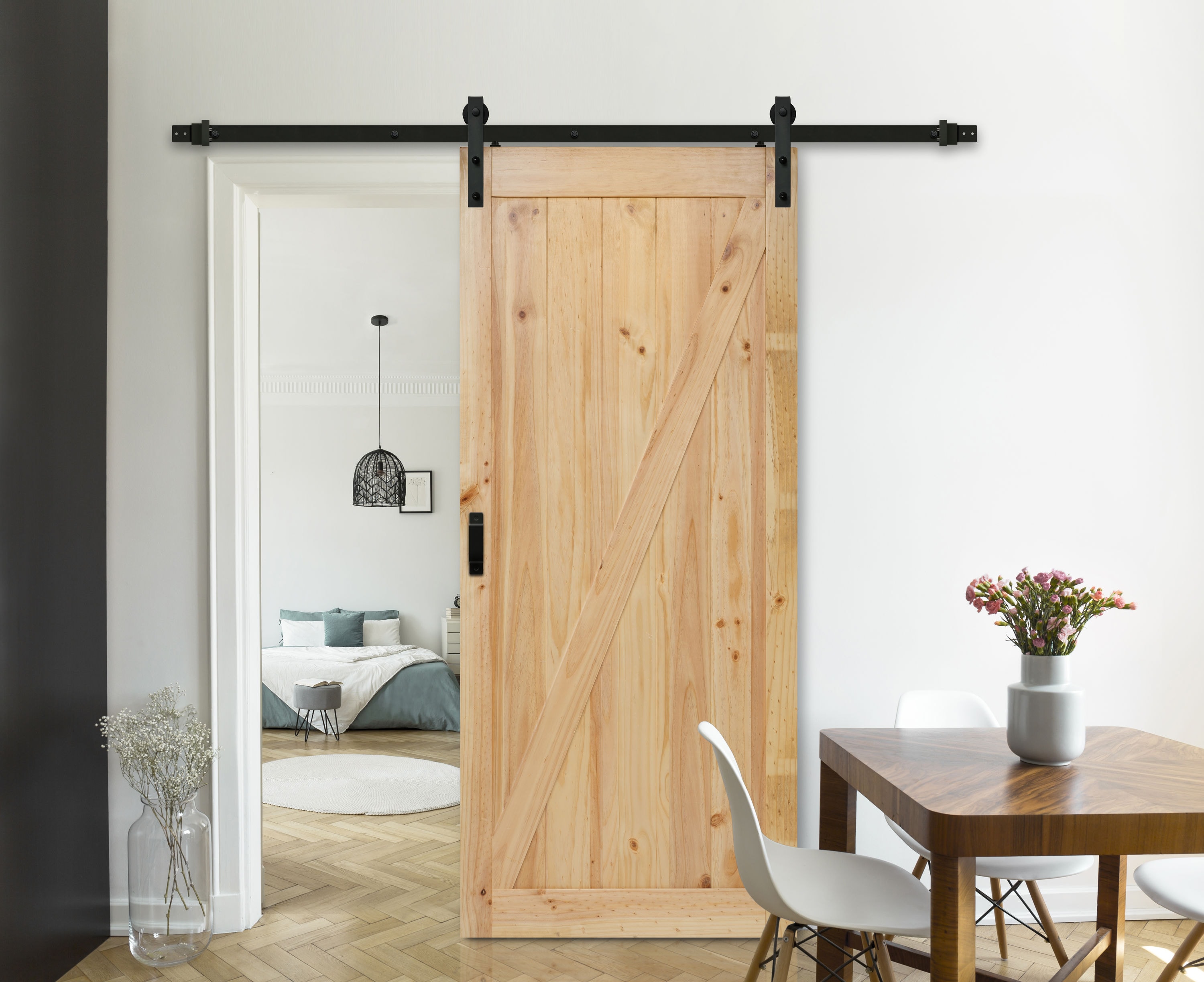 Barn Doors with X-Brace Made of Reclaimed Barn Wood - Whatman Hardwoods