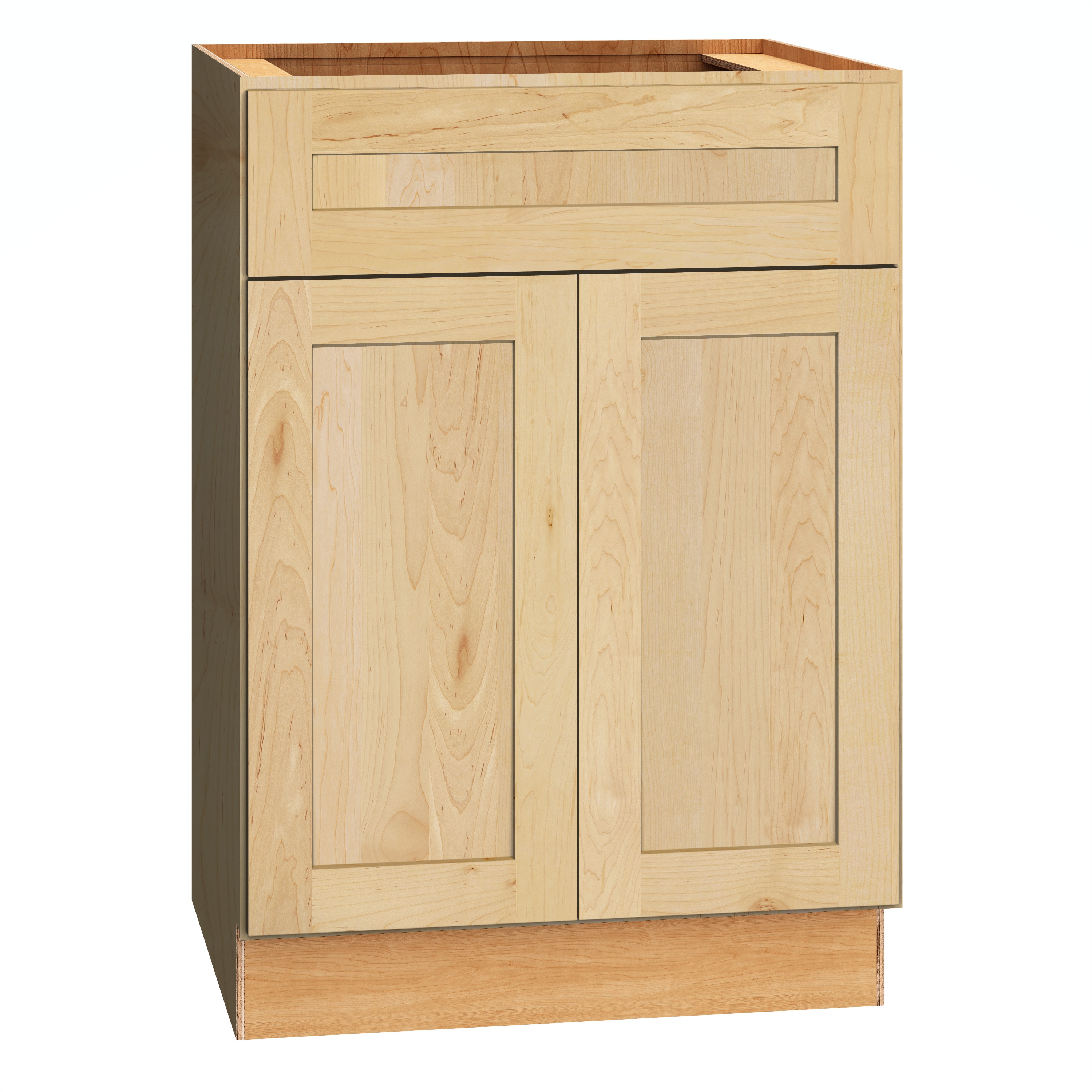 Diamond Express 62J-VSB243421 Jamestown 24-in Natural Light Brown Bathroom Vanity Base Cabinet without Top