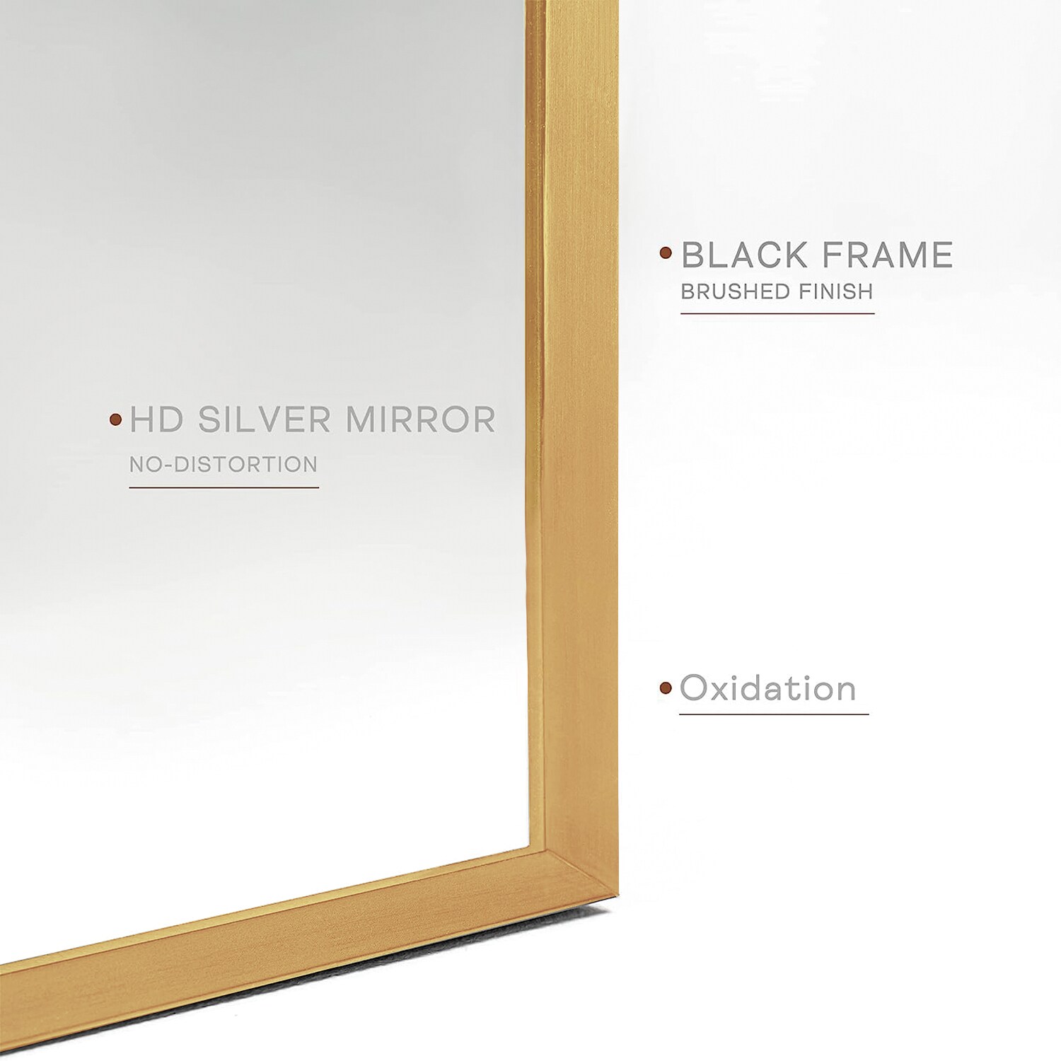 AAZJ JHR-MR2436ARGD Framed-Bath-Mirrors - View #4