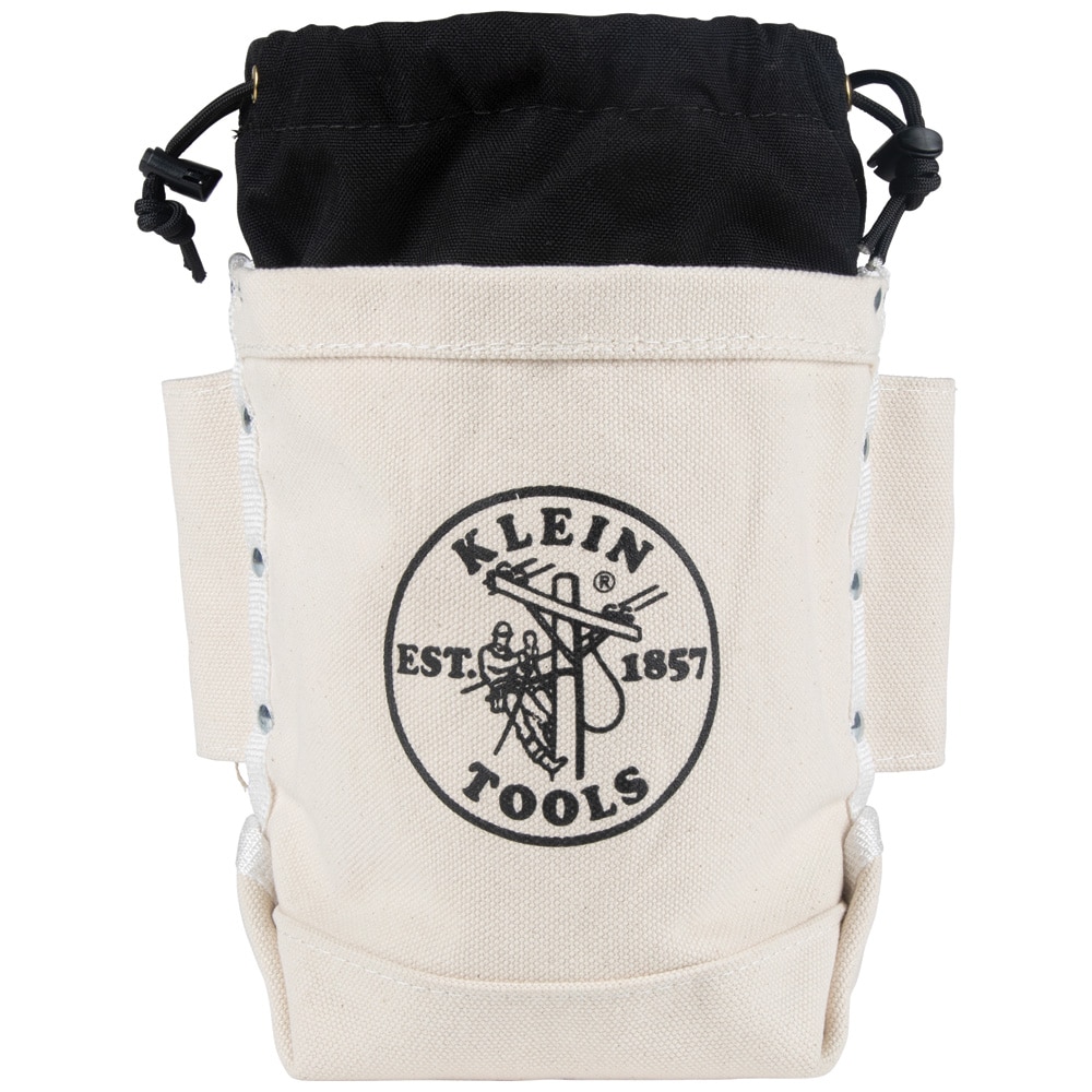 Klein Tools 5416TC Bolt Bag, Top Closing Tool Pouch with Tunnel Connect, 5 x 10 x 9-Inch