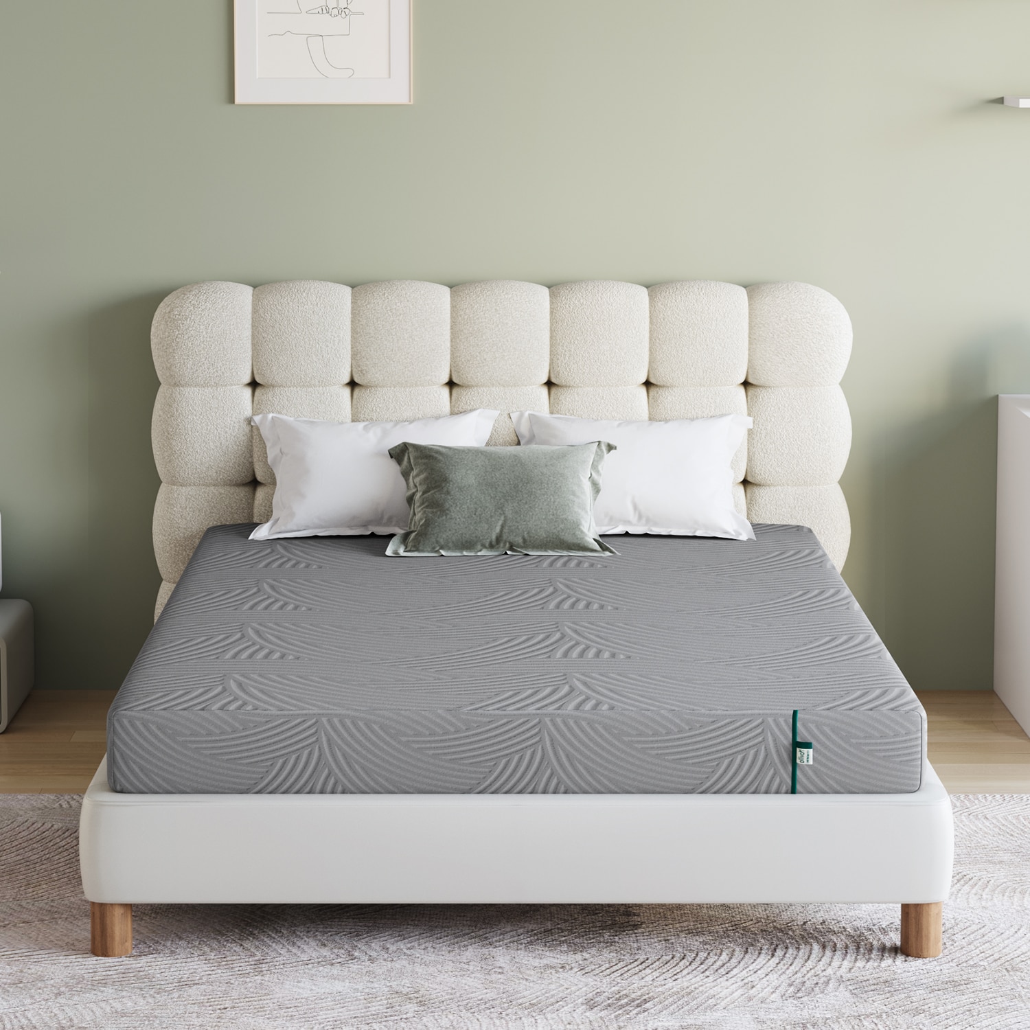 Novilla LW-8-Q-NV01 8-in Medium Queen Memory foam Mattress in a Box