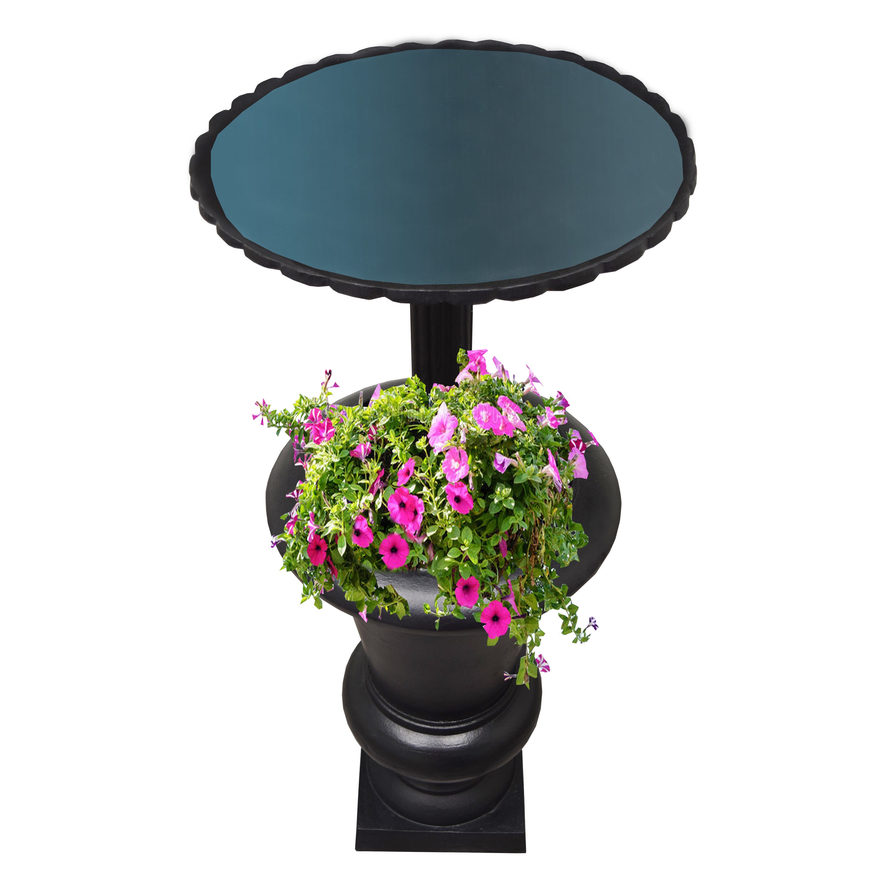 Oakland Living TOBY-BB-PT-BLACK birdbaths - View #4
