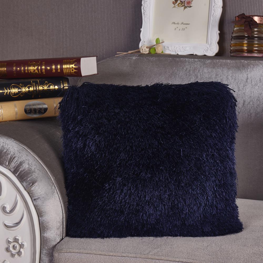 Amazing Rugs PIL-NS-2012 18-in x 18-in Blue Square Indoor Decorative Pillow
