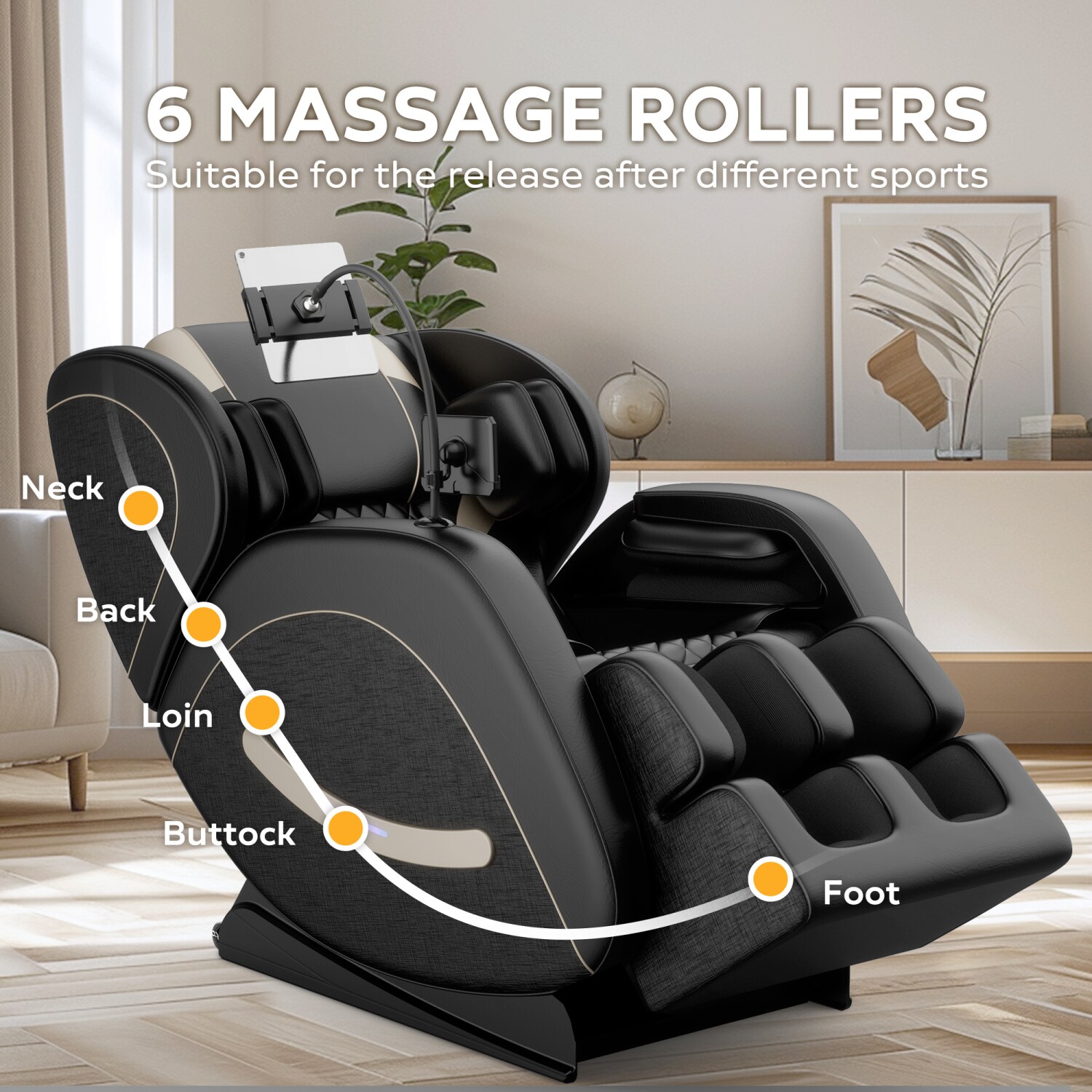 Streamdale Furniture Streamdale Massage Chair Recliner with Zero ...