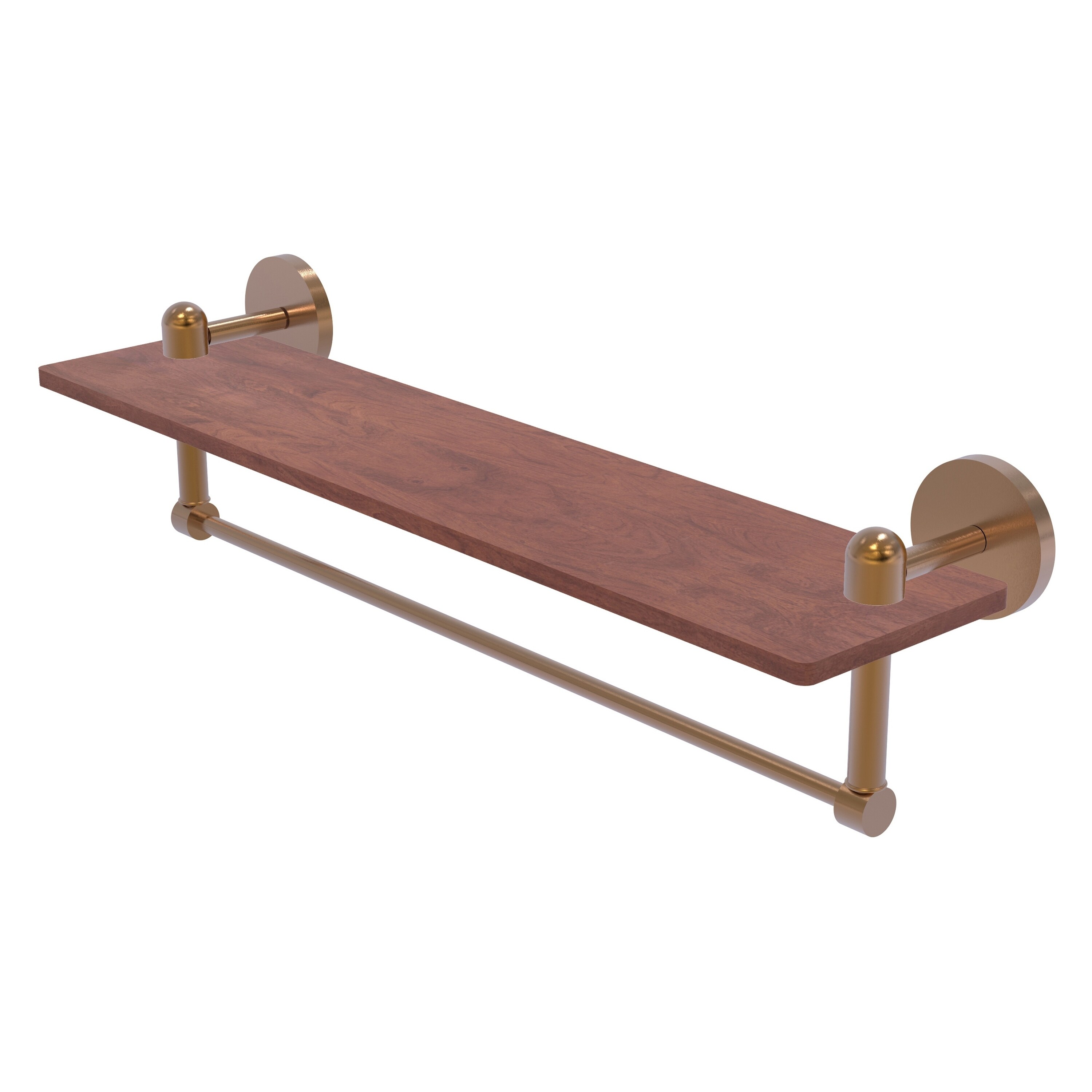 Allied Brass TA-1TB-22-IRW-BBR Tango Brushed Bronze Wall mount Bathroom Shelf ( 22-in x 4-in x 5-in )