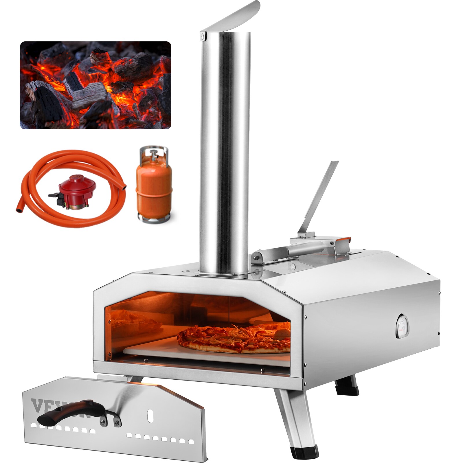 VEVOR BXPSLWNZWDJBRGWUJV0 Outdoor-Pizza-Ovens - View #9
