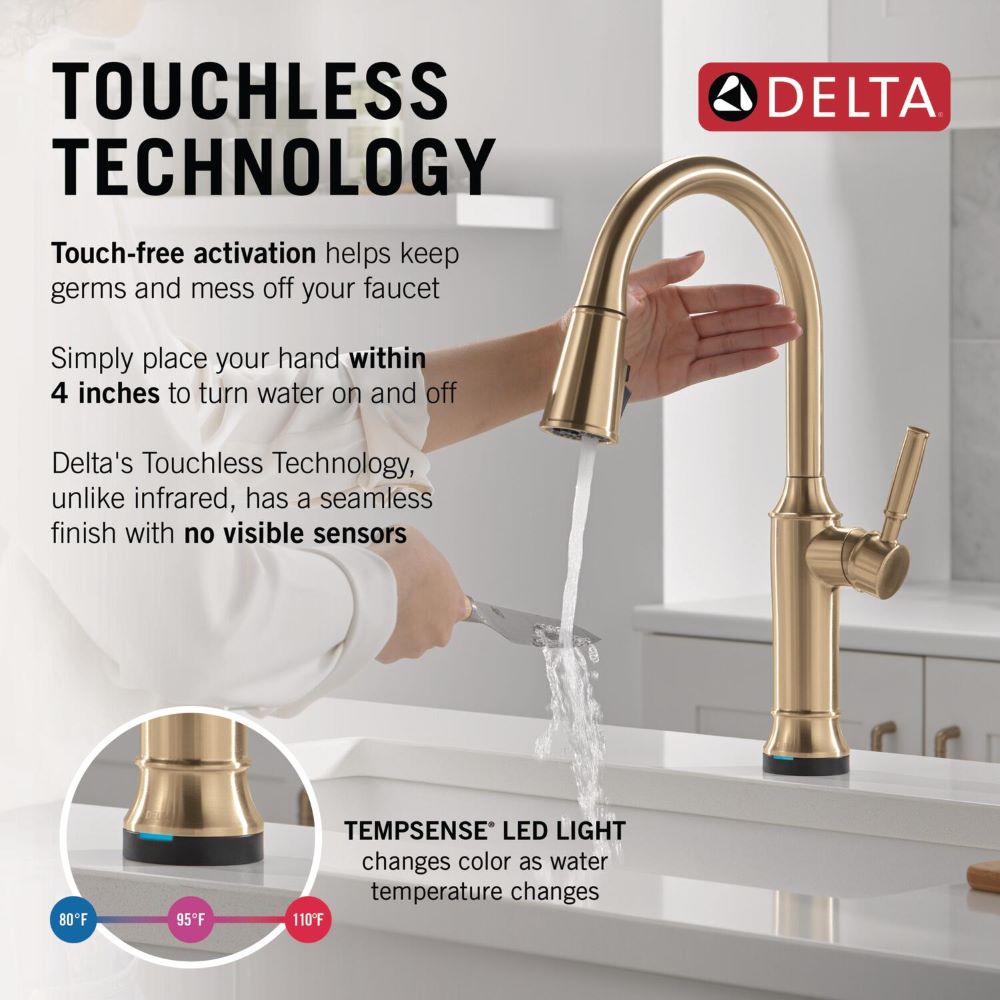 Delta 9184TL-CZ-PR-DST Kitchen-Faucets - View #2