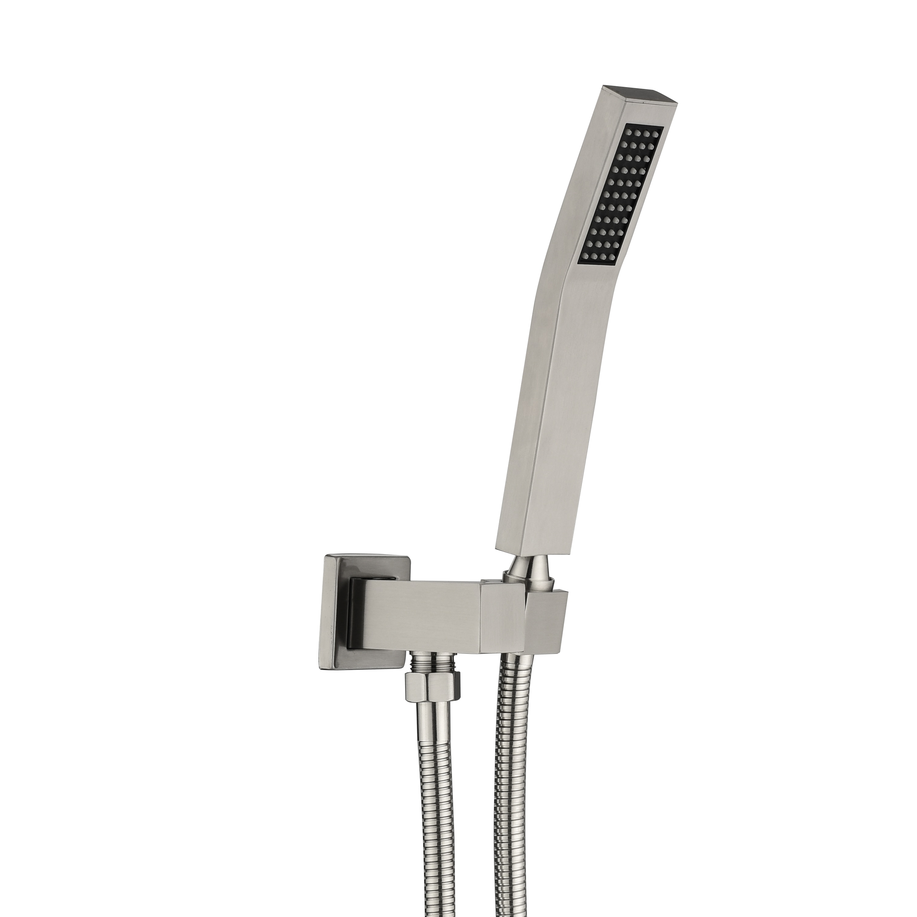ZAKLOOP Brushed Nickel Hand Shower for Shower Remodel and Fixture Upgrade Projects