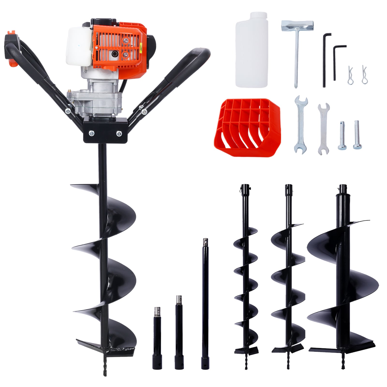 Siavonce XH00049 52-cc 1-man Auger Powerheads Auger Powerhead with 3/4-in Bit