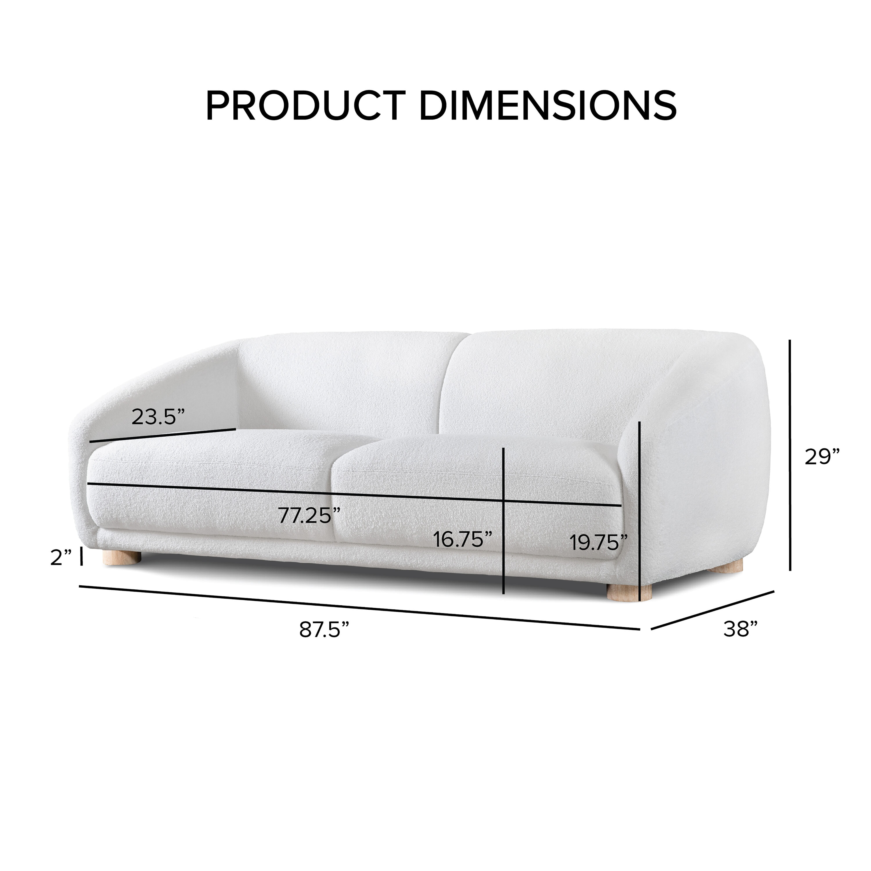 Furniture of America IDF-61006WH-2PC Living-Room-Sets - View #4