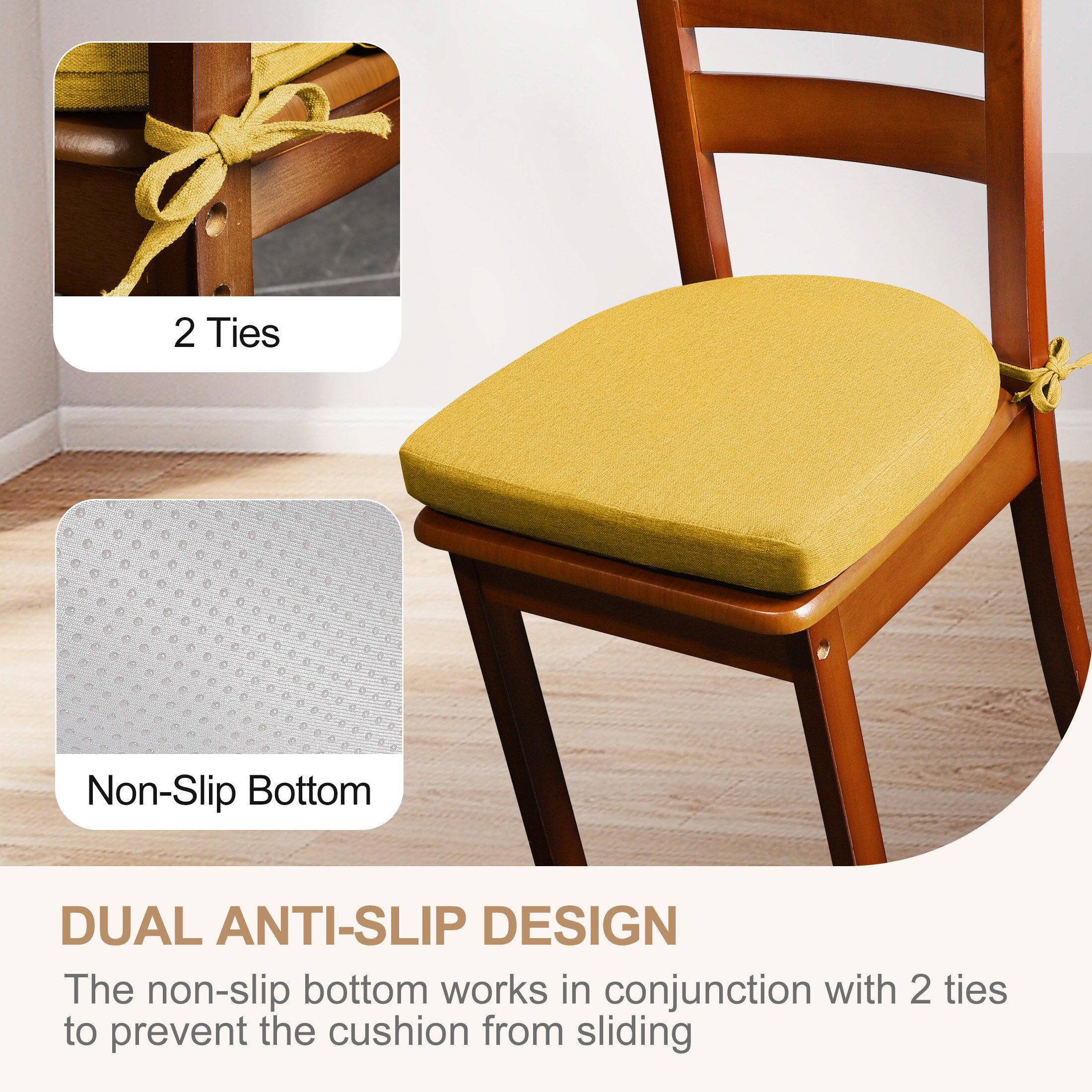 AAAAAcessories LS-DCCLU-JHUANG-4P Indoor-Chair-Cushions - View #4