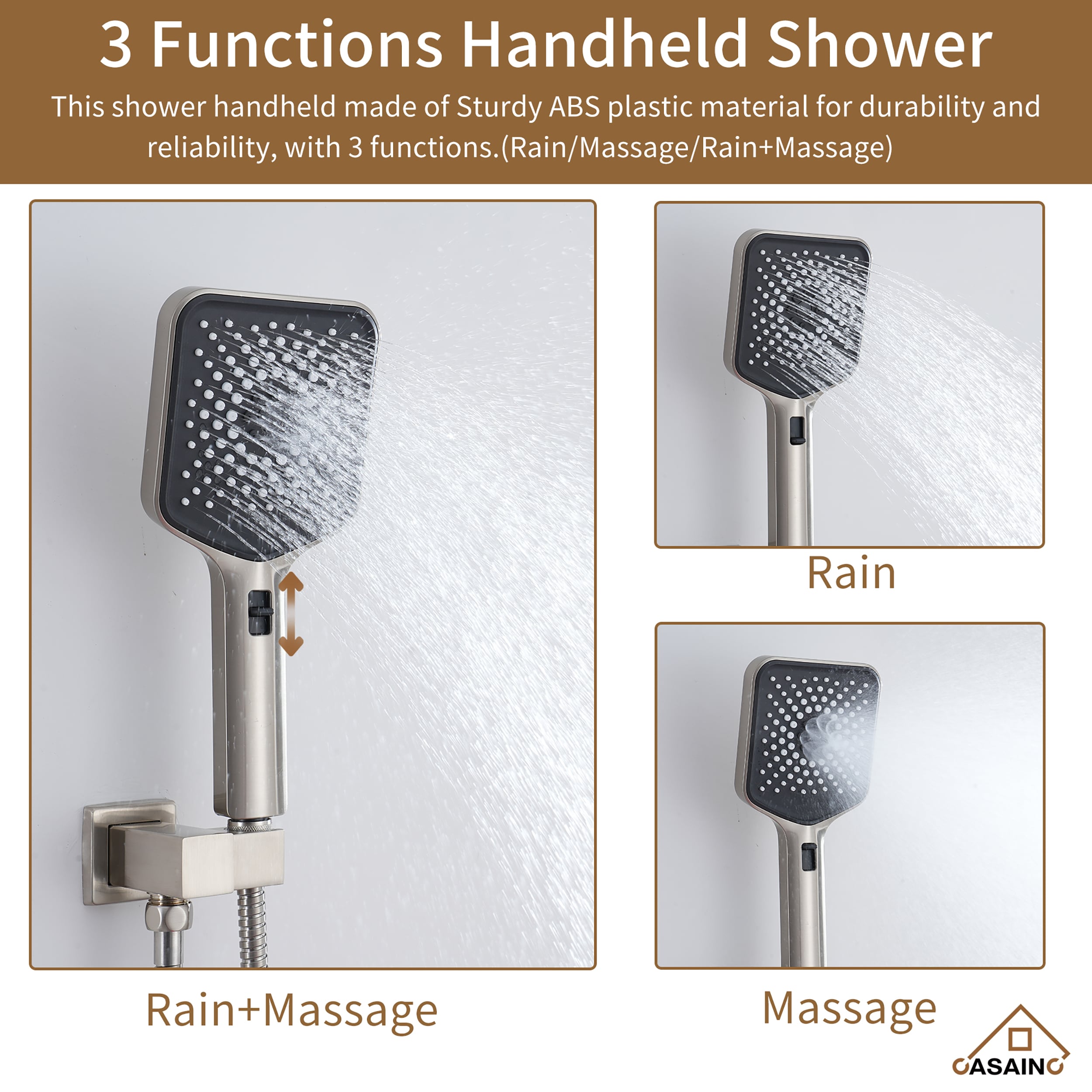 CASAINC CA-102009BV-1 Showerhead-Bar-Panels - View #5
