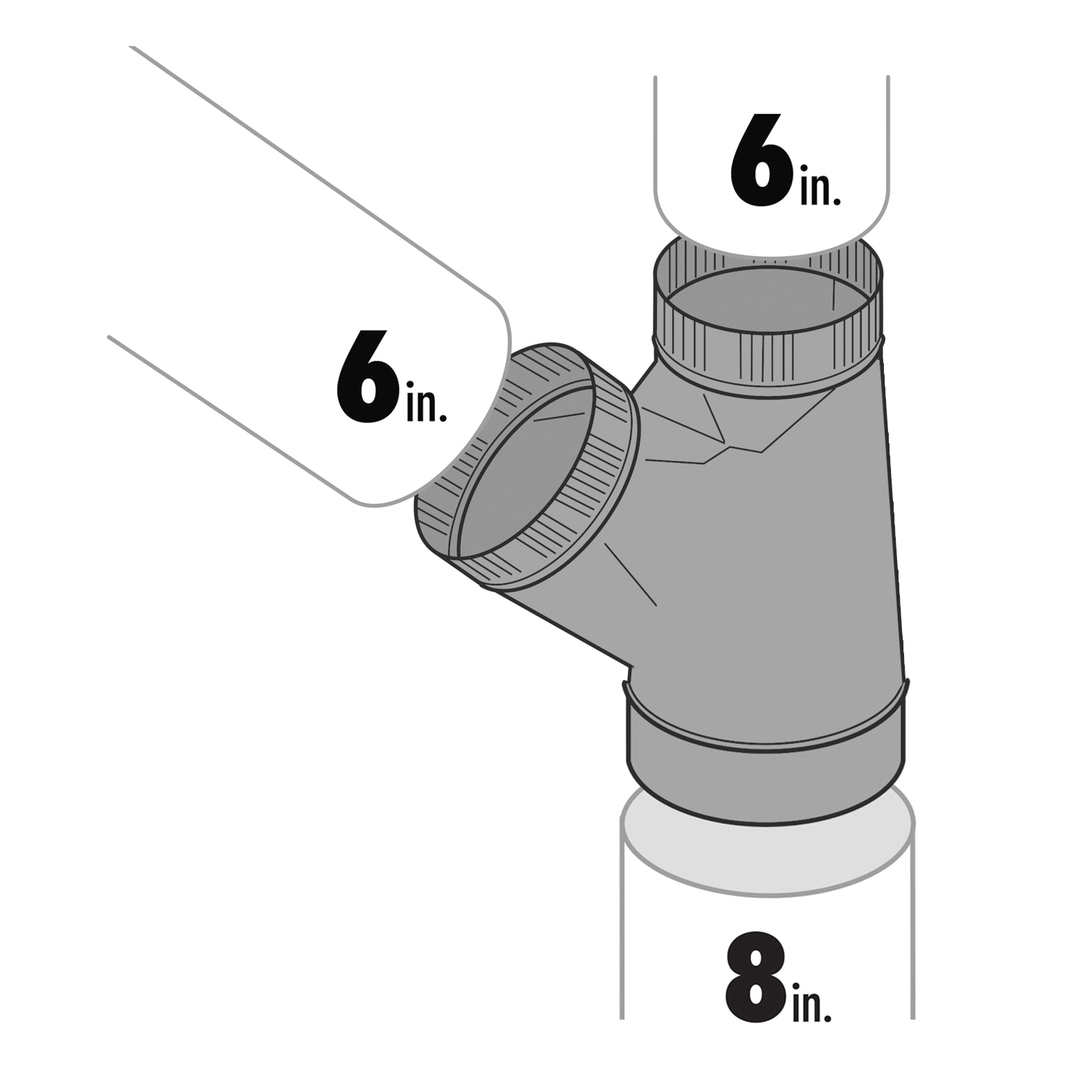 IMPERIAL GVL0054-A Duct-Boots - View #5