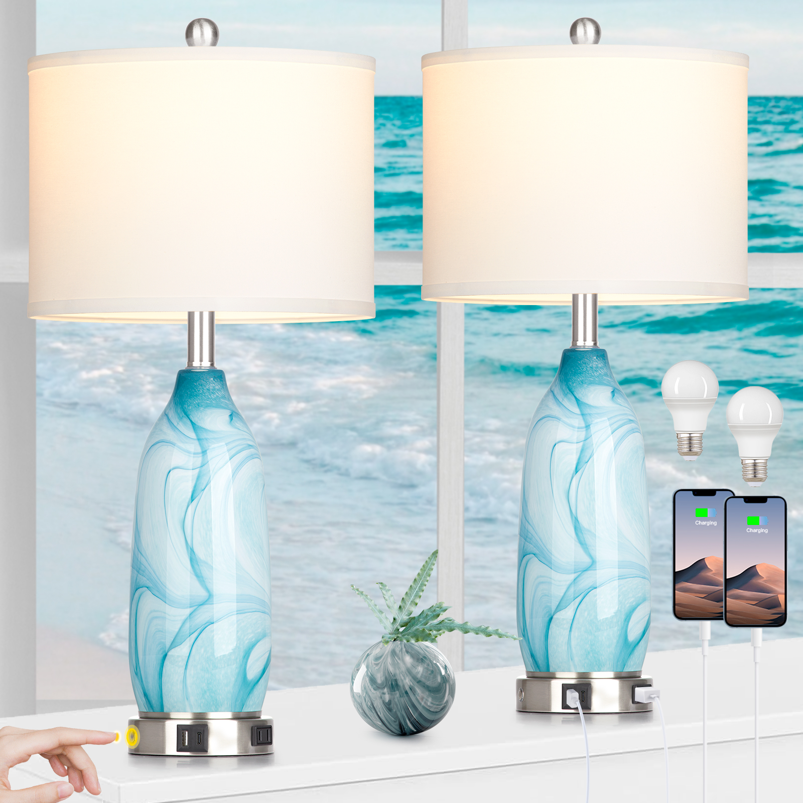 UrFurnishings TD-336 Table-Lamps - View #6