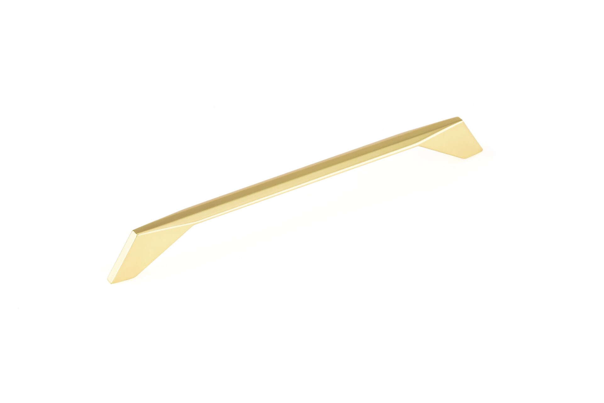 Richelieu BP9256224165 Masset 8-13/16-in , 224mm Center to Center Brushed Gold Arch Handle