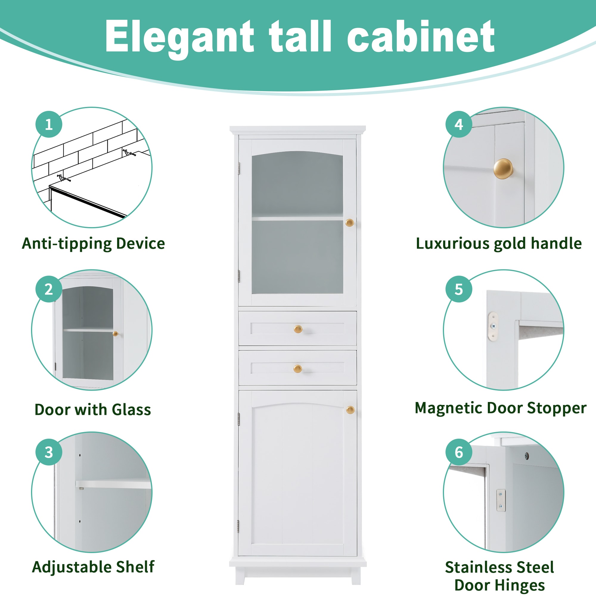 ZAKLOOP XU1396127382 Utility-Storage-Cabinets - View #4