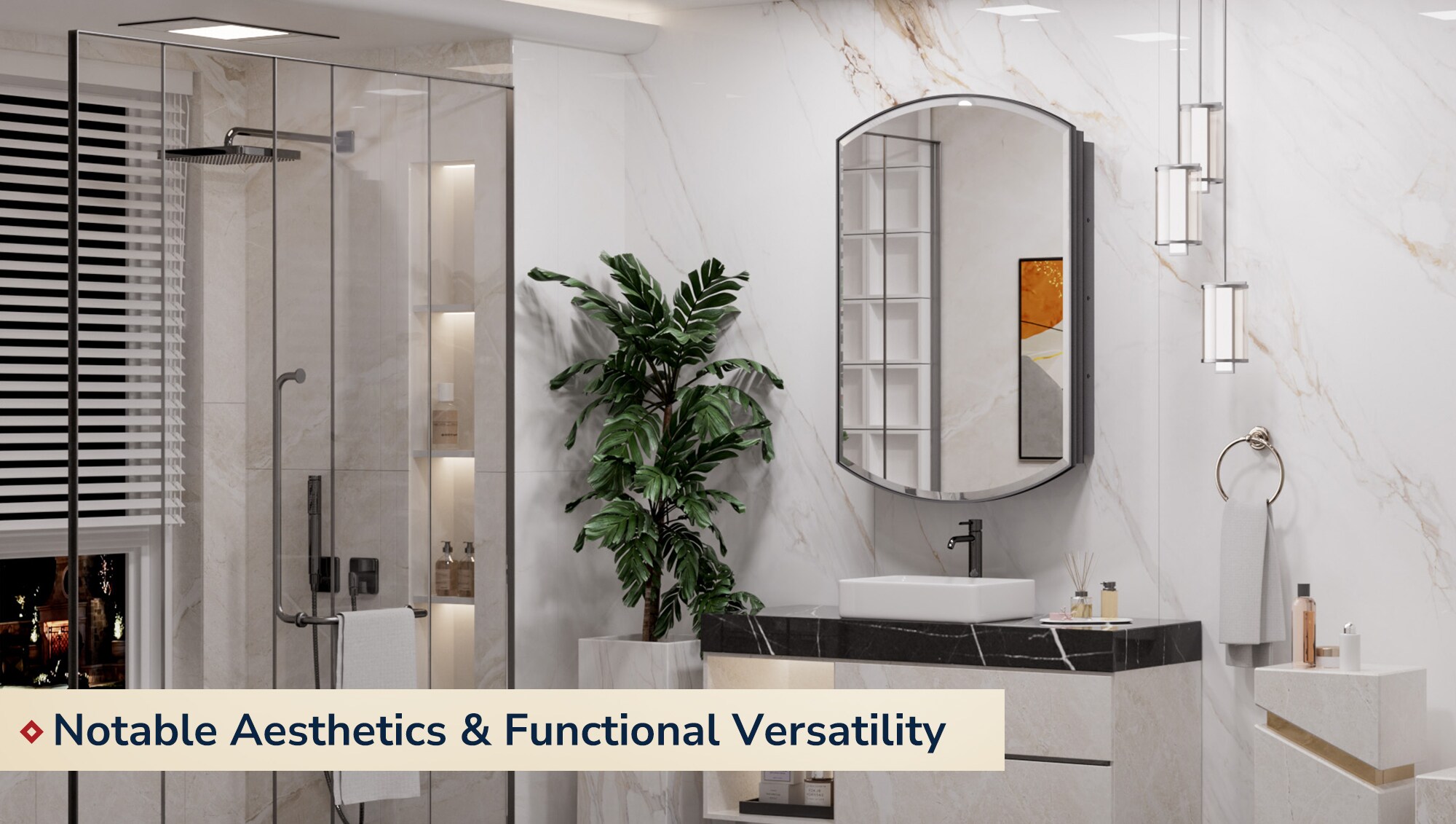 Keonjinn LW-JSKJG-CX-6191BK Bathroom-Medicine-Cabinets - View #8