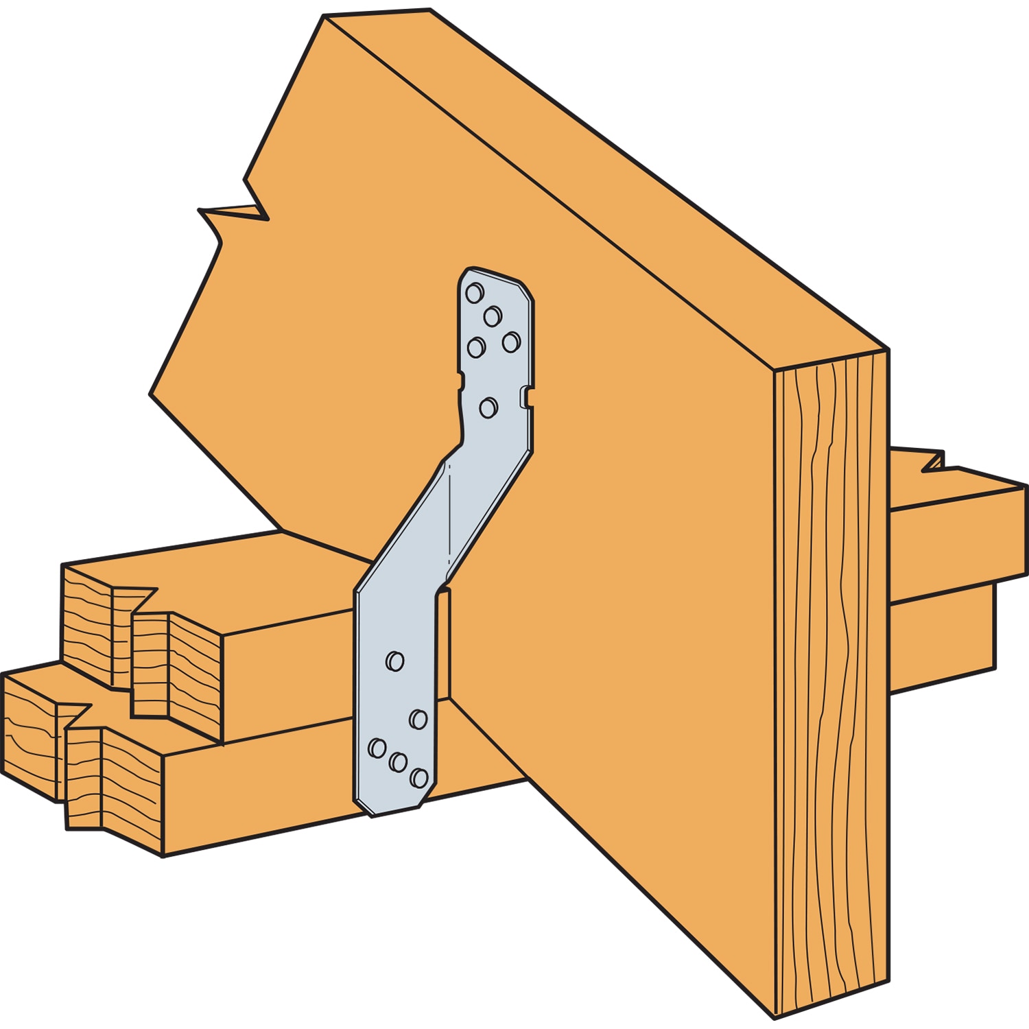 simson tie for roof rafter
