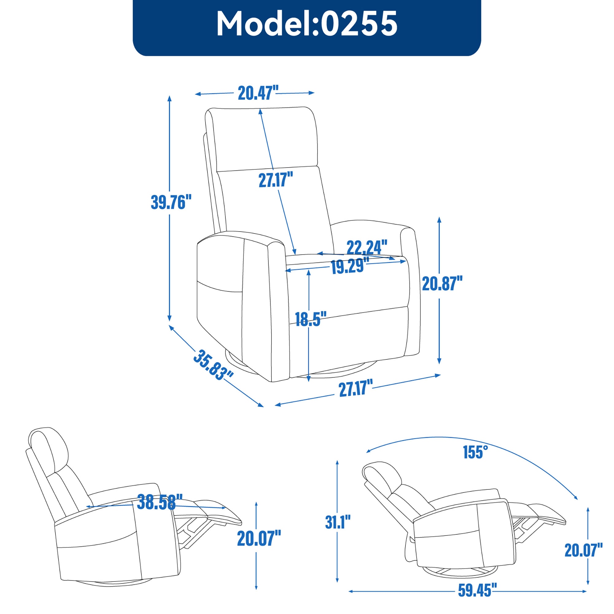 Sumyeg WF-BB-WF212660AAB chairs - View #13