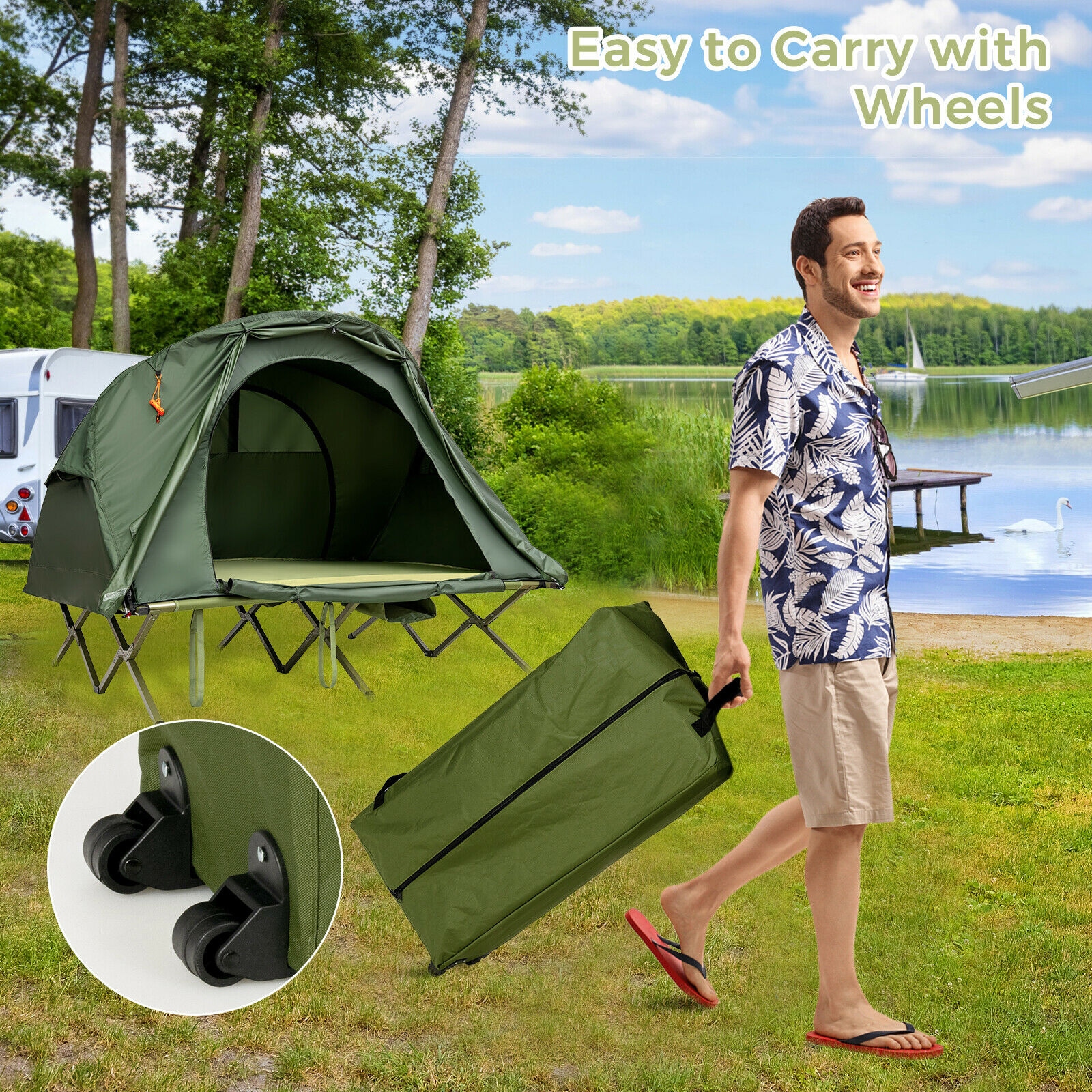 WELLFOR TDJ10152GN tents - View #4