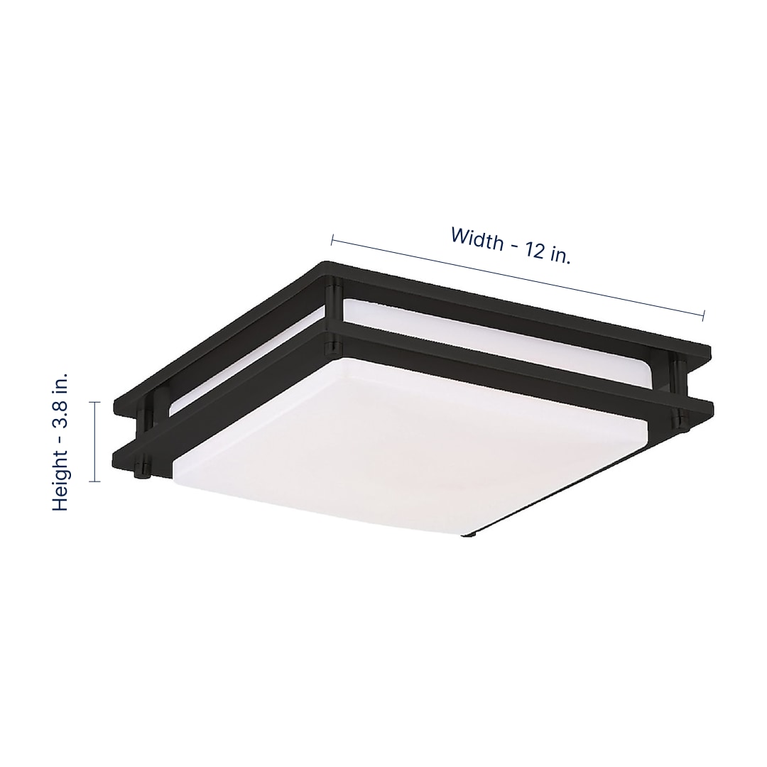 Amax Lighting LED-JR12BLK-SQ-C flushmounts - View #2