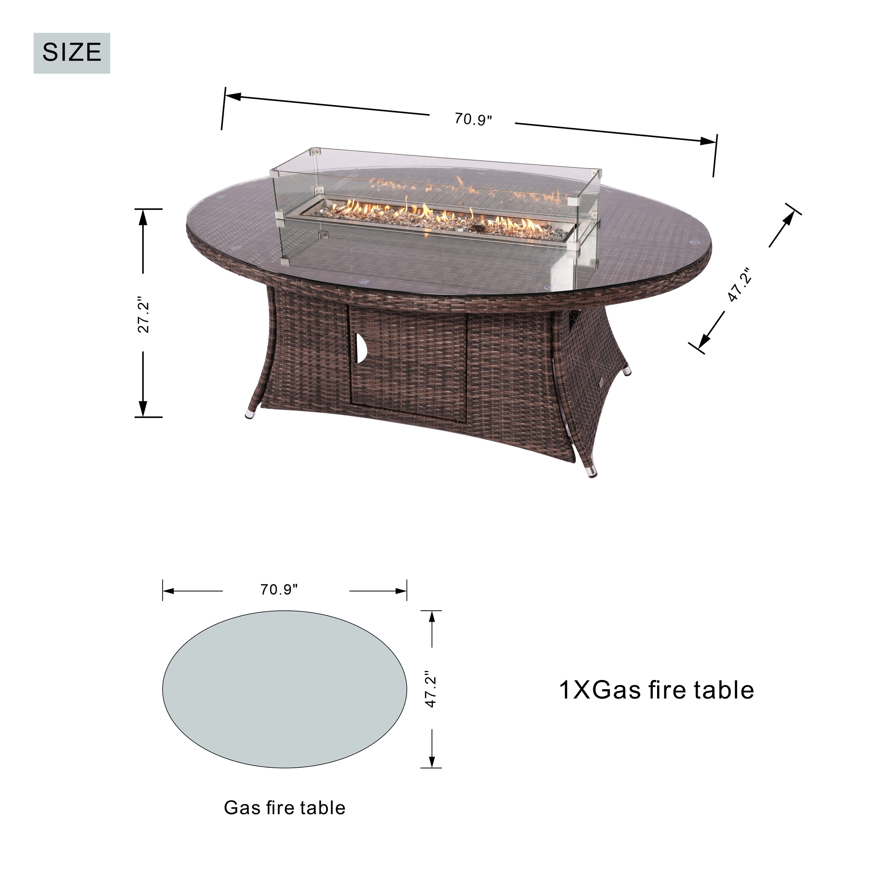 Direct Wicker DWG-1106O-T Outdoor-Gas-Firepits - View #10