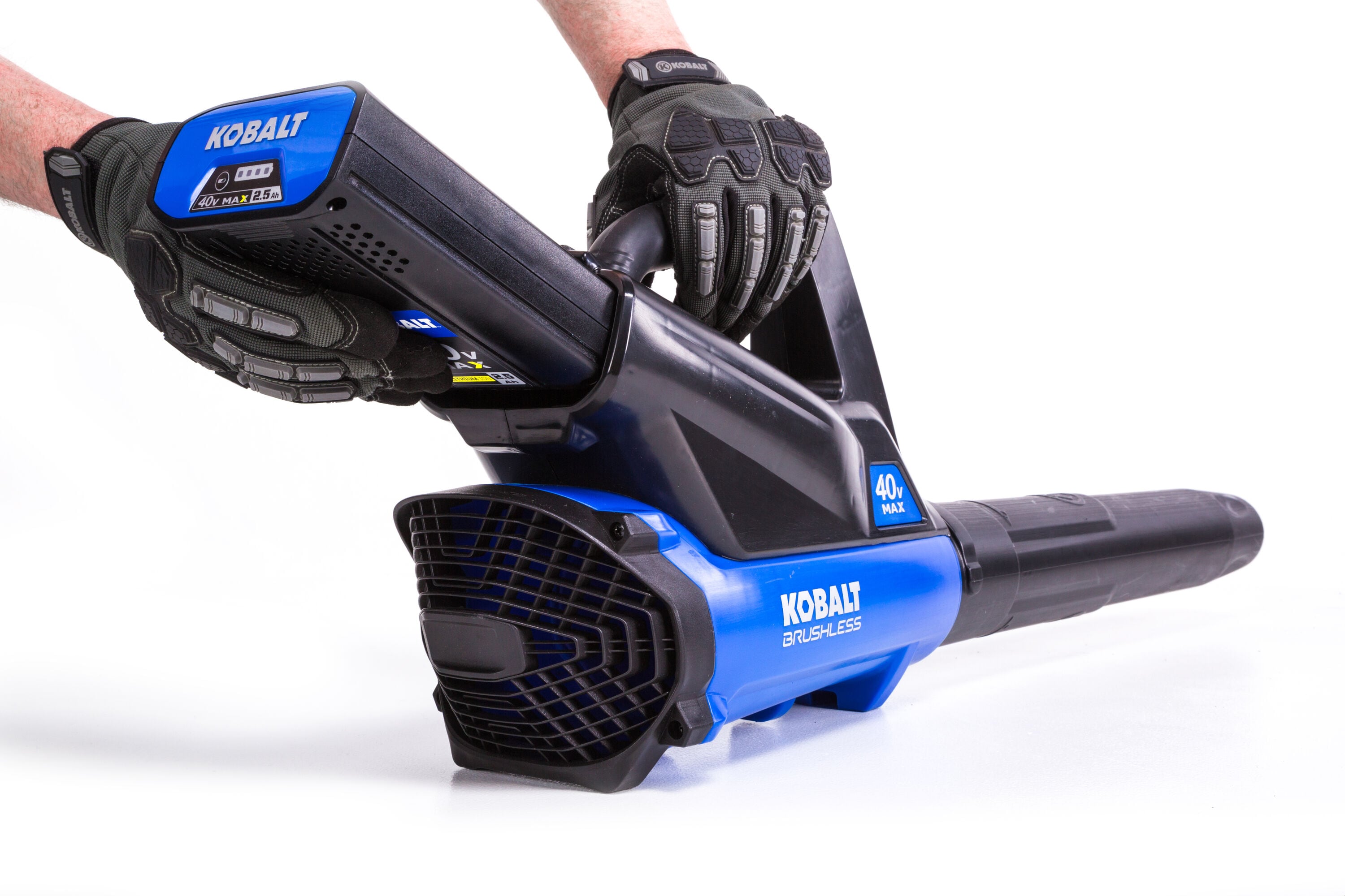 Kobalt 40volt Max 350CFM 100MPH Battery Handheld Leaf Blower 2.5 Ah