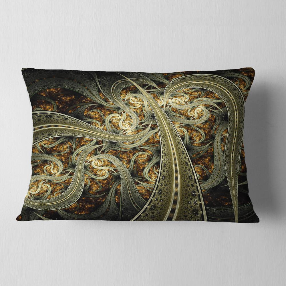 Designart CU7256-12-20 12-in x 20-in Yellow Indoor Decorative Pillow
