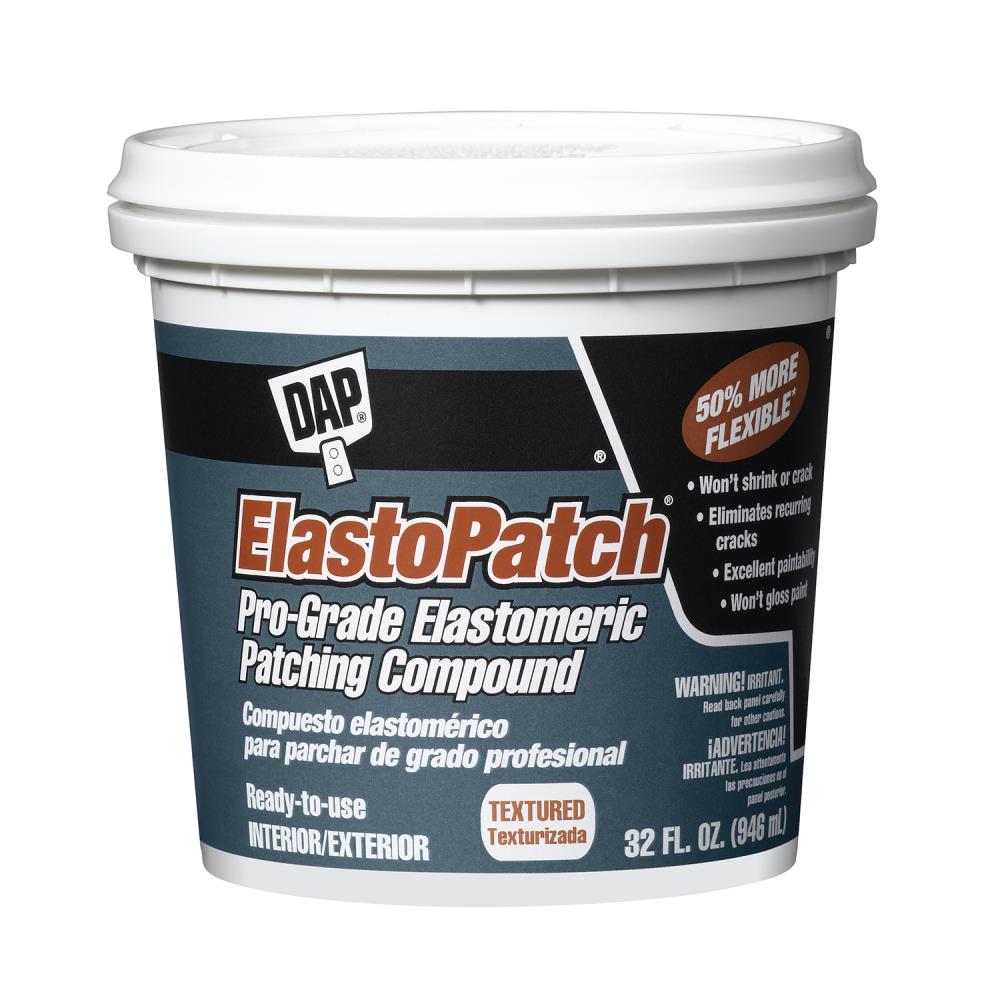 DAP ElastoPatch 32-fl oz Heavy Duty, Waterproof Interior/Exterior White ...