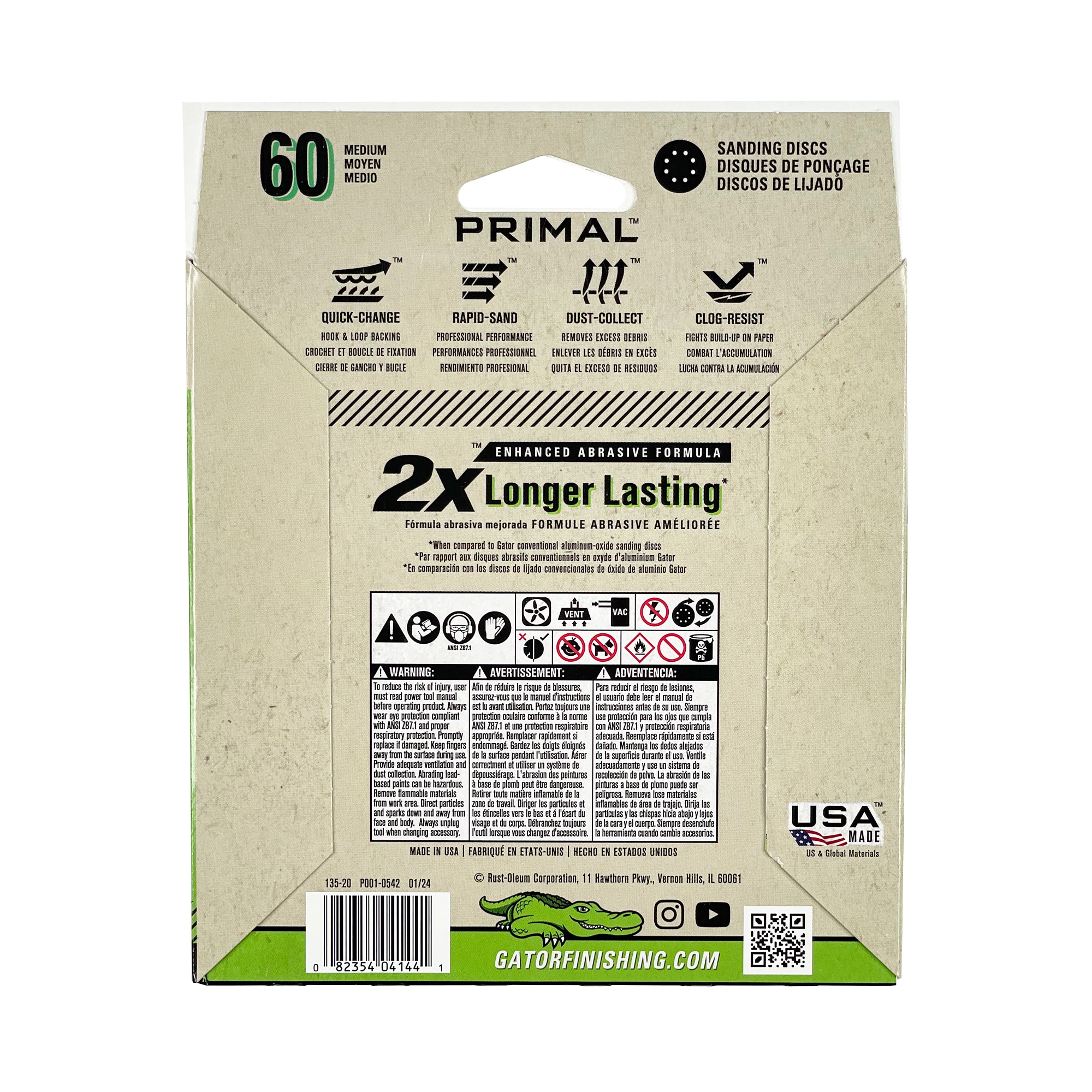 Gator 4144 Pt-Sandpaper - View #4